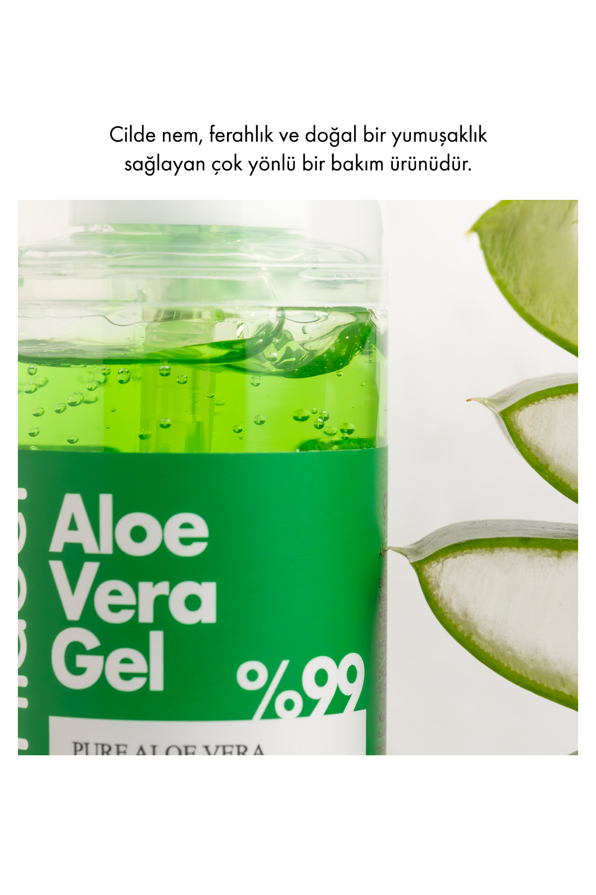 Aloe Vera Gel - Aloe Vera Jel Nemlendirici Ve Yatıştırıcı 200 Ml. — GLK-011 — تصویر 4 از 6