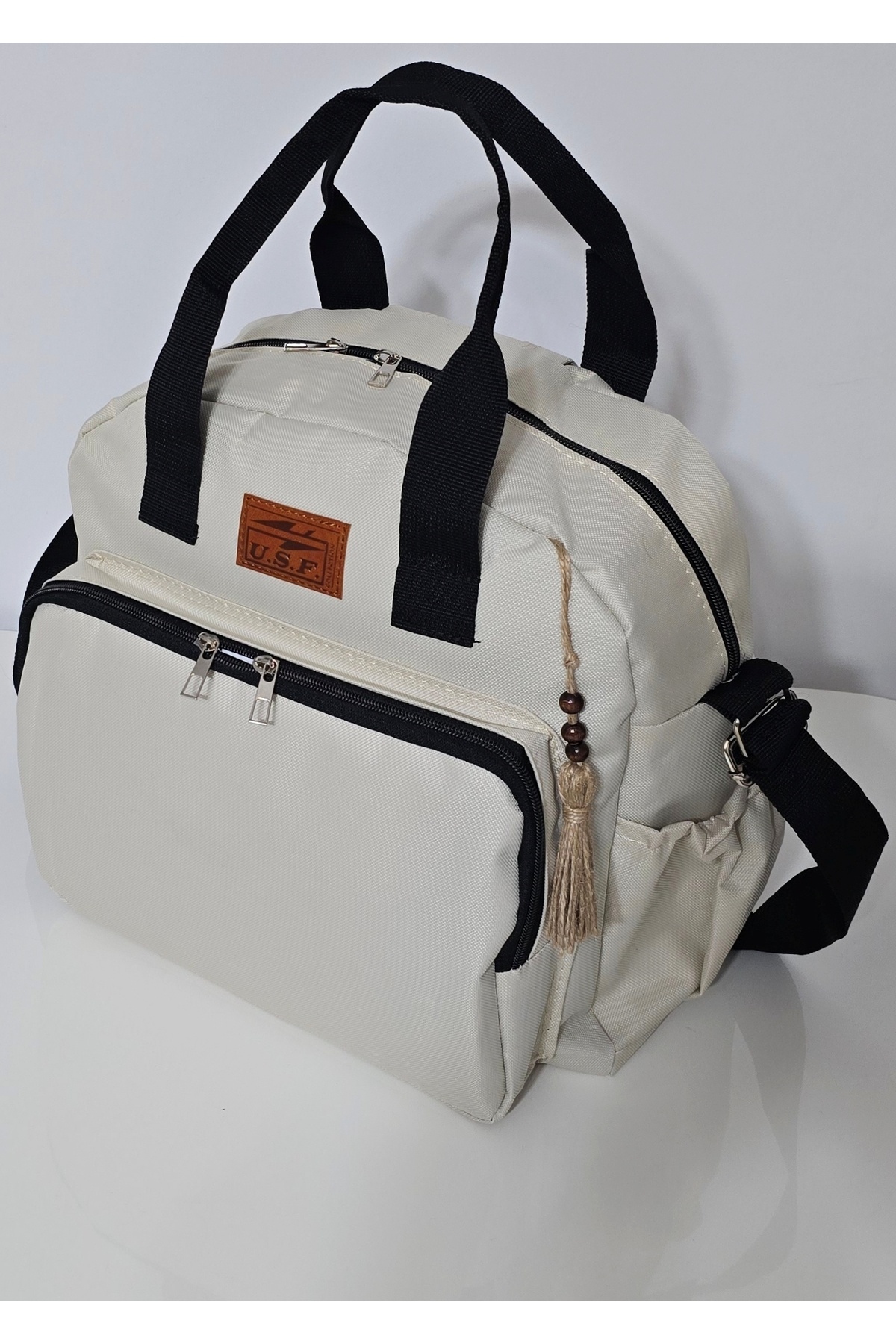 USF Bebek Taşıma Anne Bebek Bakım Çantası Portbebe Ana Kucağı Puset 2 Li Set fotoğrafı 6 (önizleme)