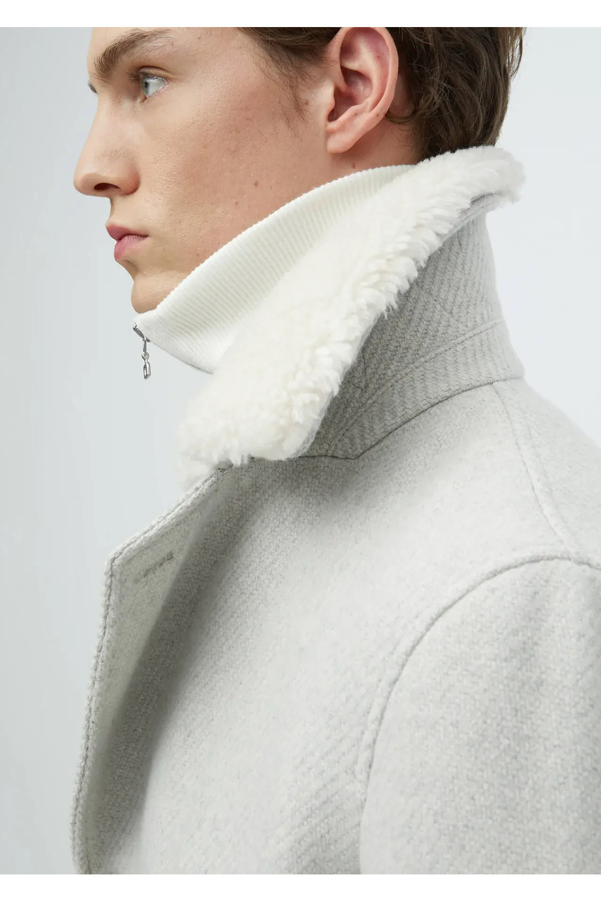 Ramsey  Ekru Dokuma Kruvaze Kaban - Görsel 7