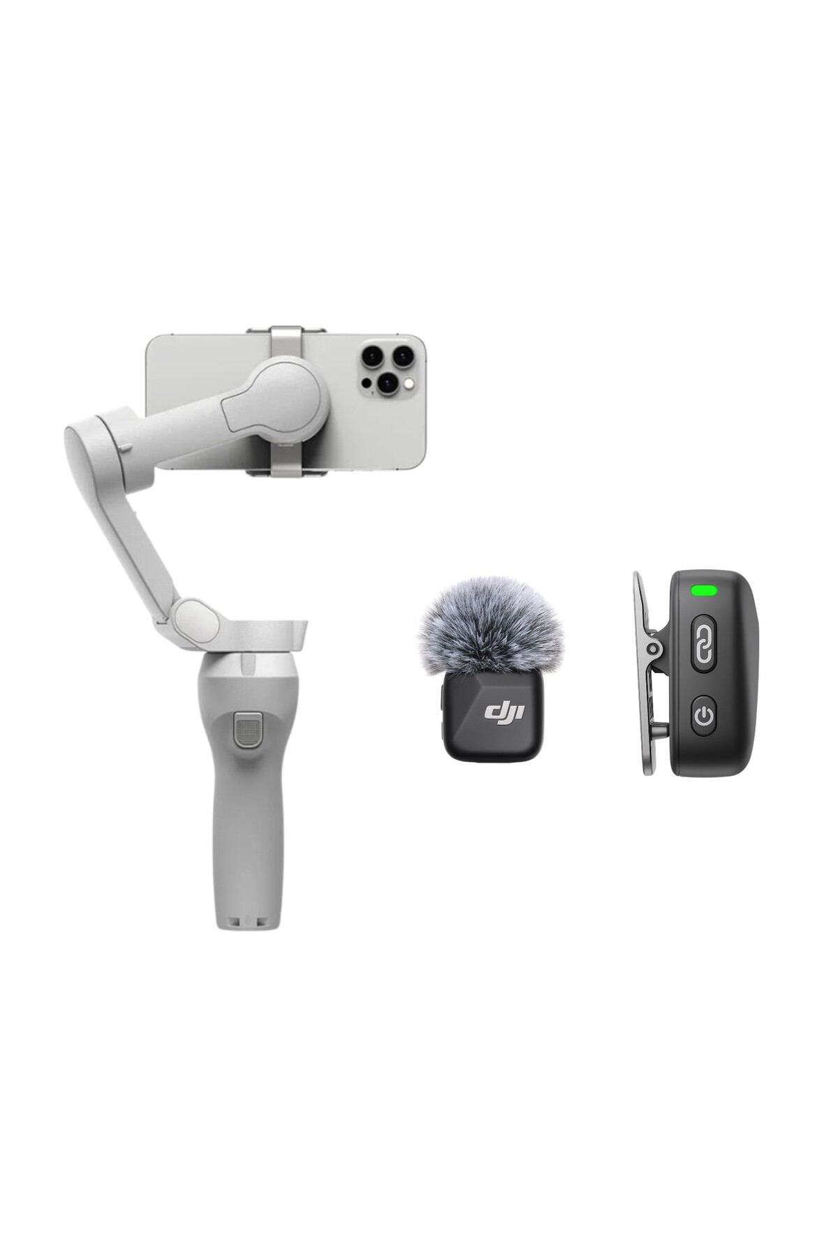 DJI Osmo Mobile SE + Mic Mini Transmitter - Profesyonel Mobil
