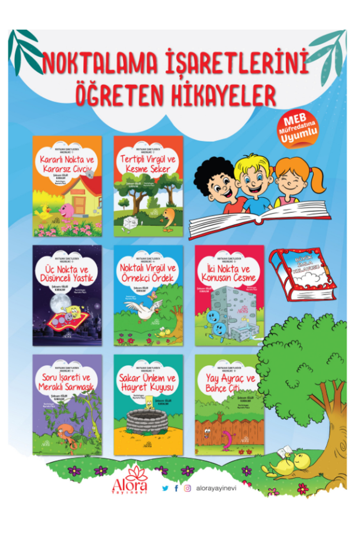 Alora Yayınevi Alora Yayınları Noktalama Işaretlerini Öğreten Hikayeler 2. Ve 3. Sınıflar Için fotoğrafı 2 (önizleme)