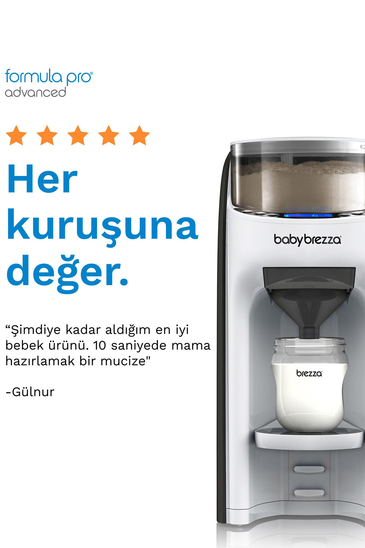 BABY BREZZA Formula Pro Advanced Otomatik Bebek Mama Yapma Makinesi fotoğrafı 7 (önizleme)