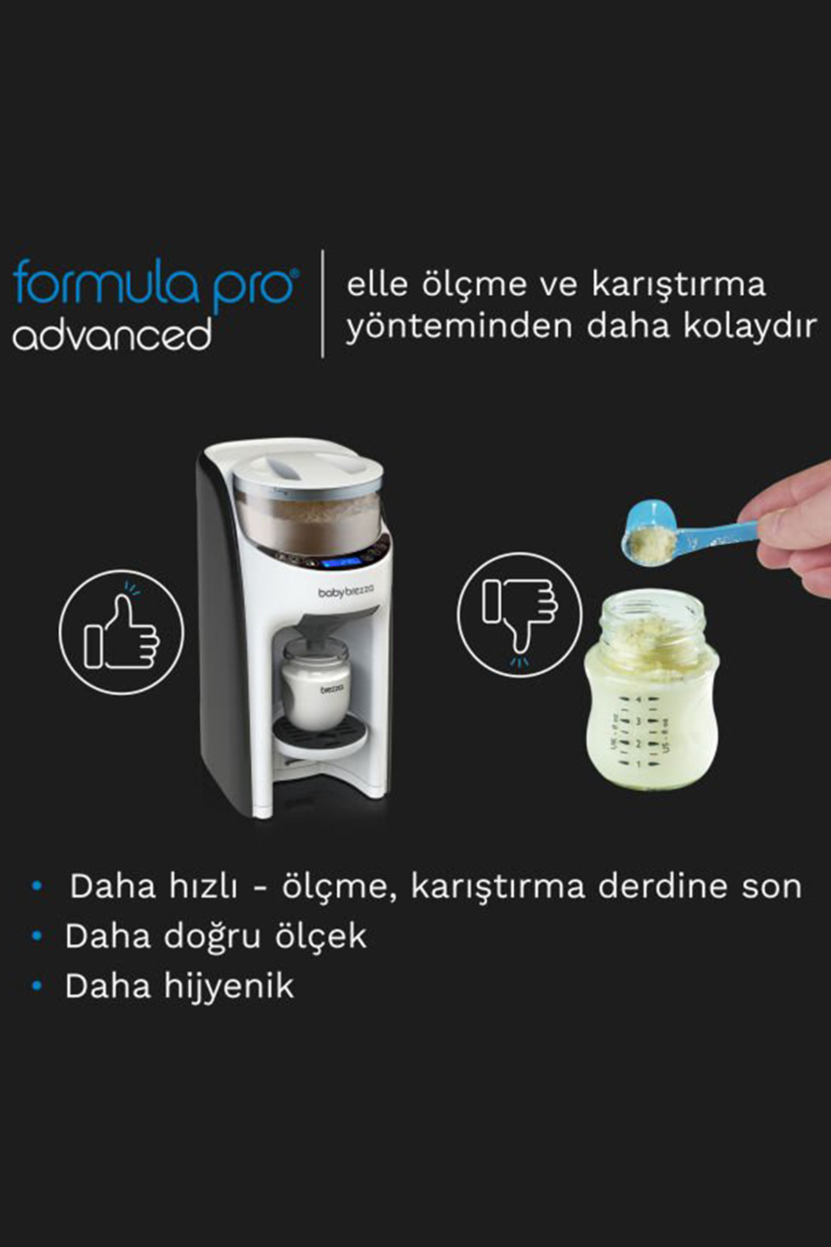BABY BREZZA Formula Pro Advanced Otomatik Bebek Mama Yapma Makinesi fotoğrafı 6 (önizleme)