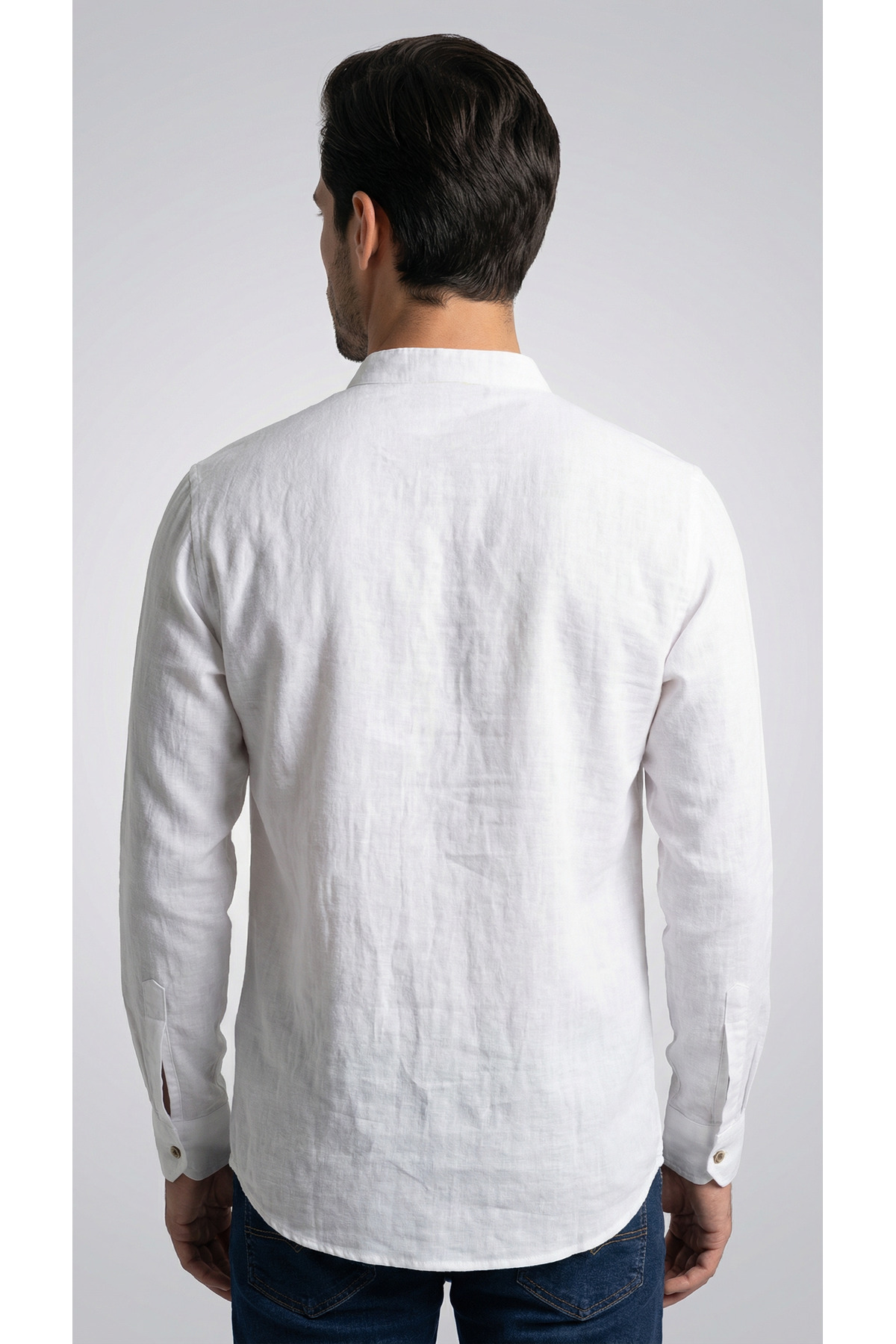 ALVİSTA  Erkek Müslin Gömlek %100 Pamuk - Görsel 2