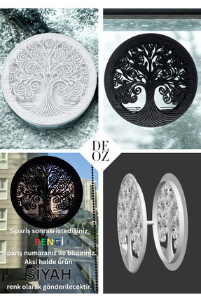 DEOZ3D Doğalgaz ve Havalandırma Menfez Kapağı – Hayat Ağacı Deseni