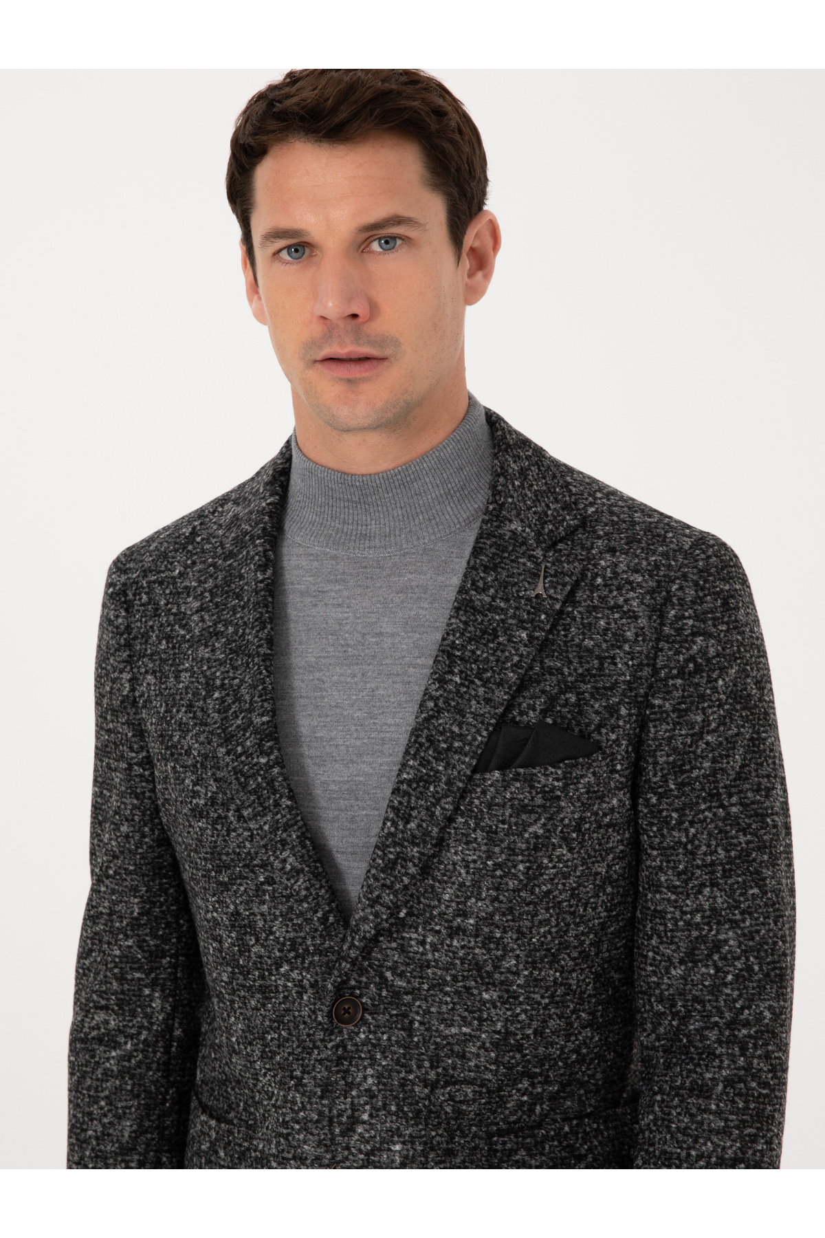 Cacharel  Füme Ex.Slim Fit Yün Karışımlı Ceket 50272729-VR058 - Görsel 2