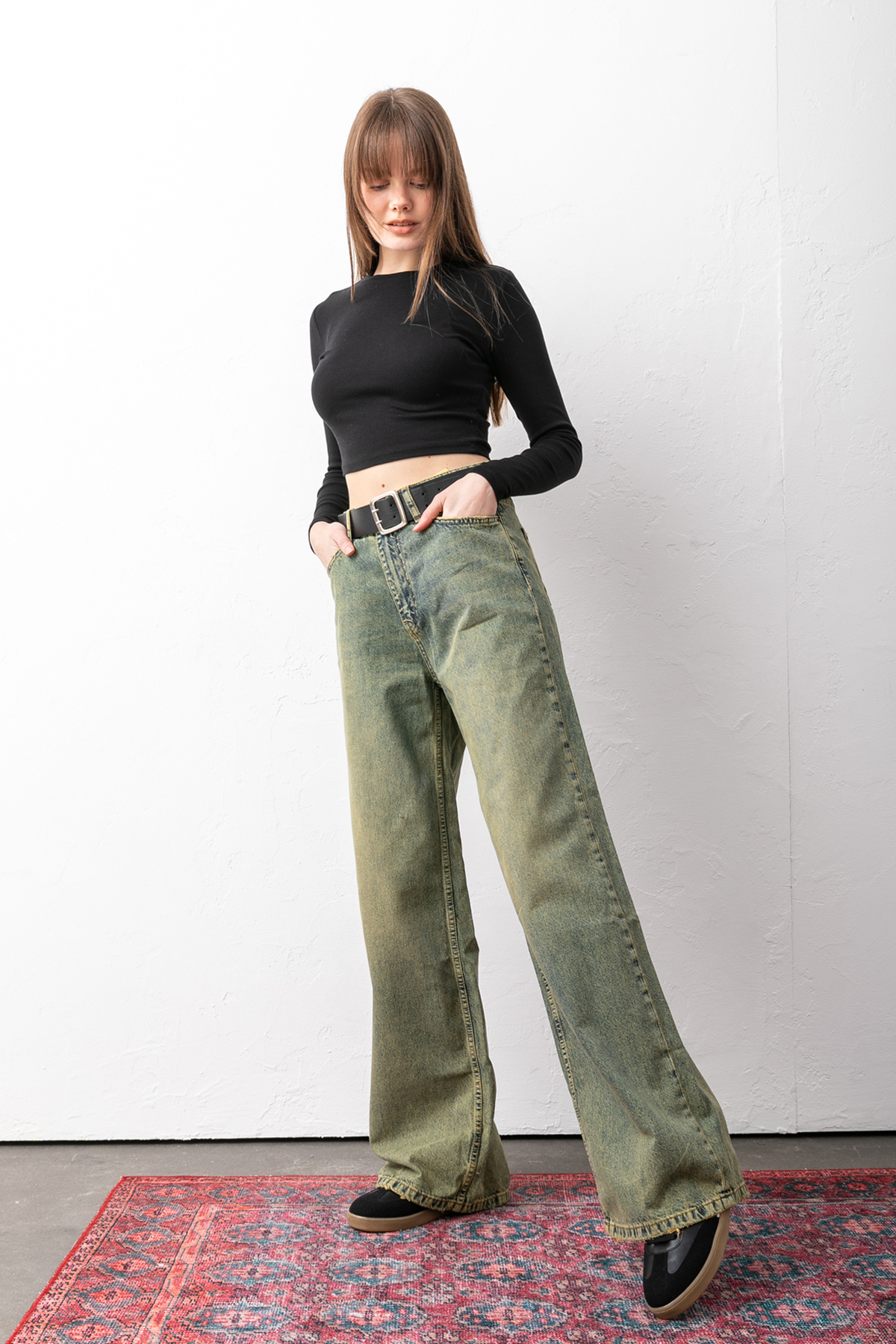 Pantastic Jeans  Richone eskitmeli loose fıt kadın jeans - Görsel 8