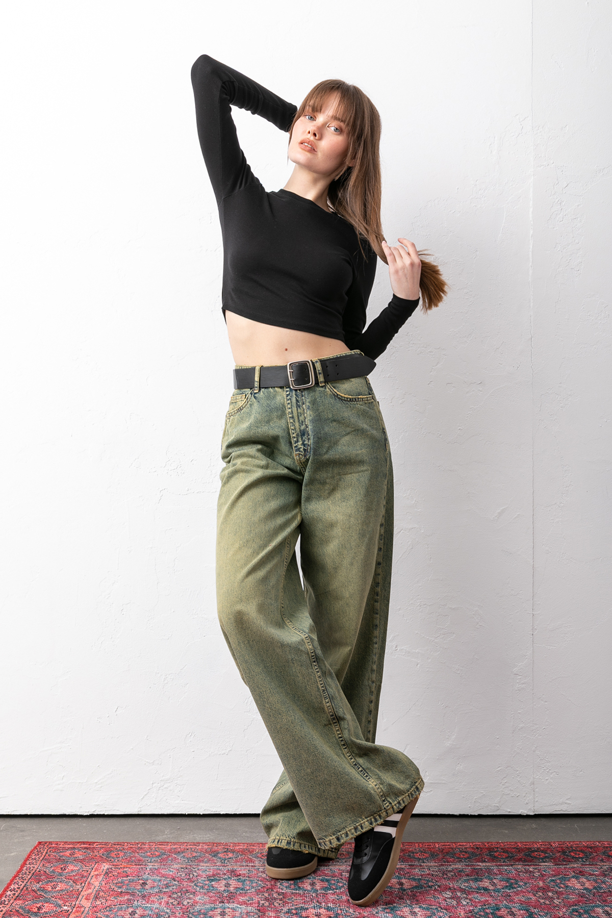 Pantastic Jeans  Richone eskitmeli loose fıt kadın jeans - Görsel 5