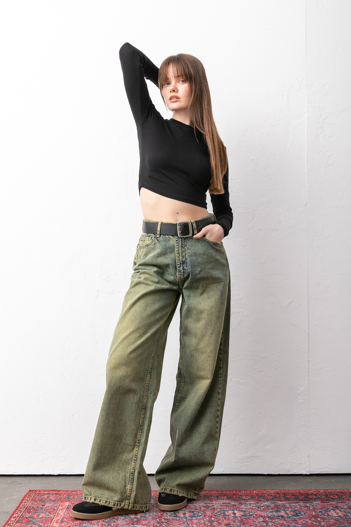 Pantastic Jeans  Richone eskitmeli loose fıt kadın jeans - Görsel 6