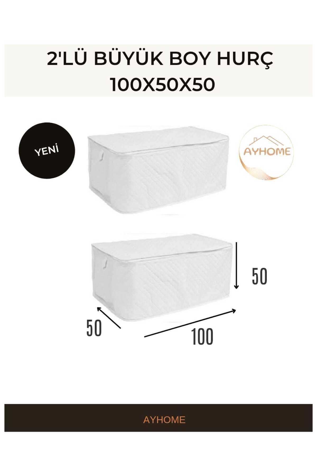 2 Pcs Mega Size White Color Luxury Interlining Fabric Quilt Loop 100 X 50 X 50 CM