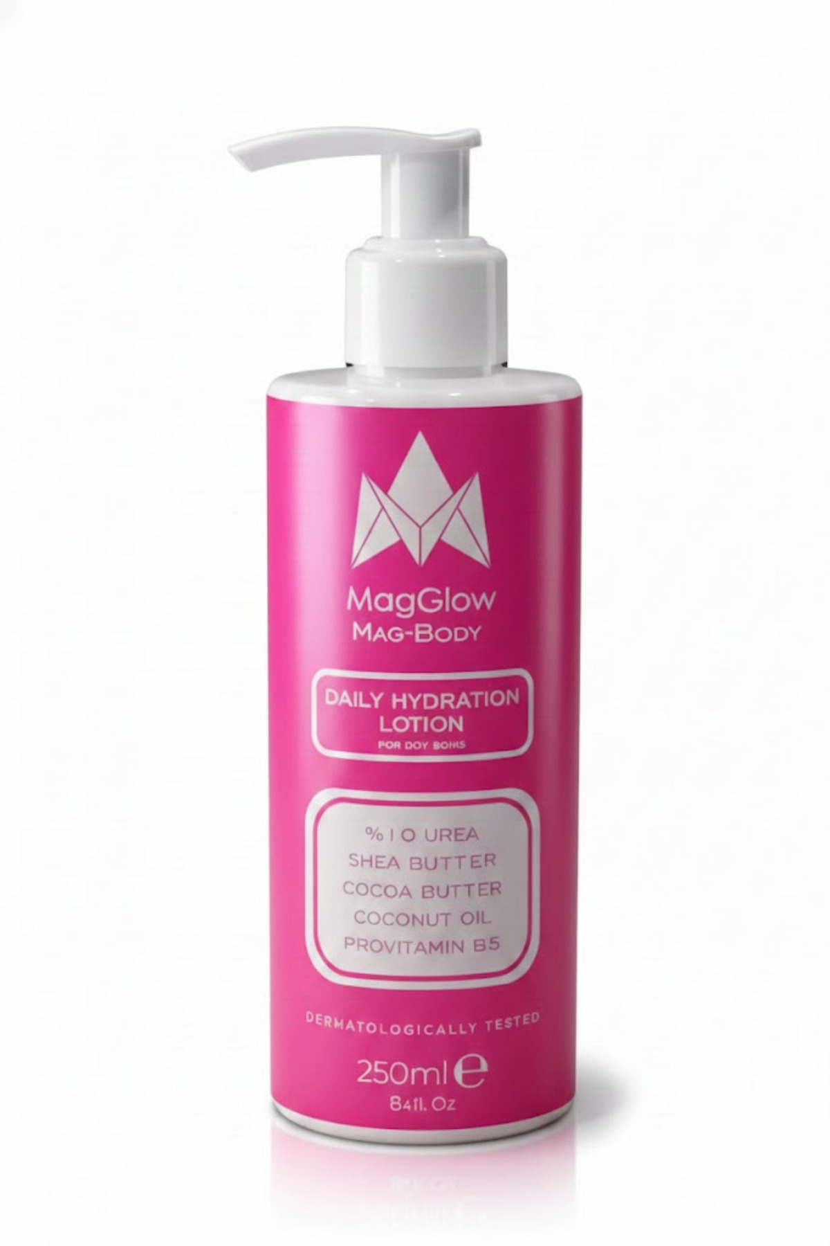 MagGlow %10 Urea Günlük Nemlendirici Losyon- Çilek Bacak Görünümü Gidermeye Yardımcı — MAG-BODY