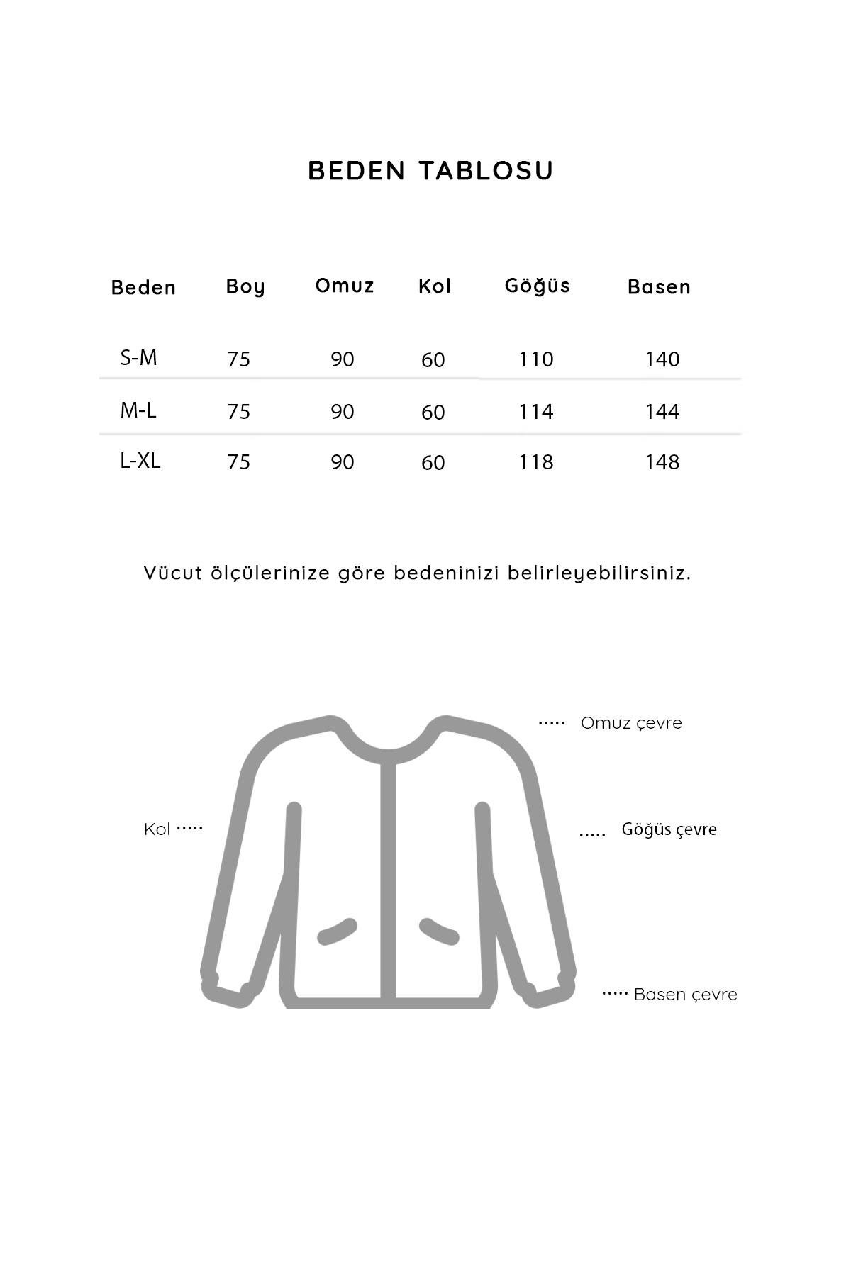 praye  Kolu Katlı Sweat Kahverengi - Görsel 5
