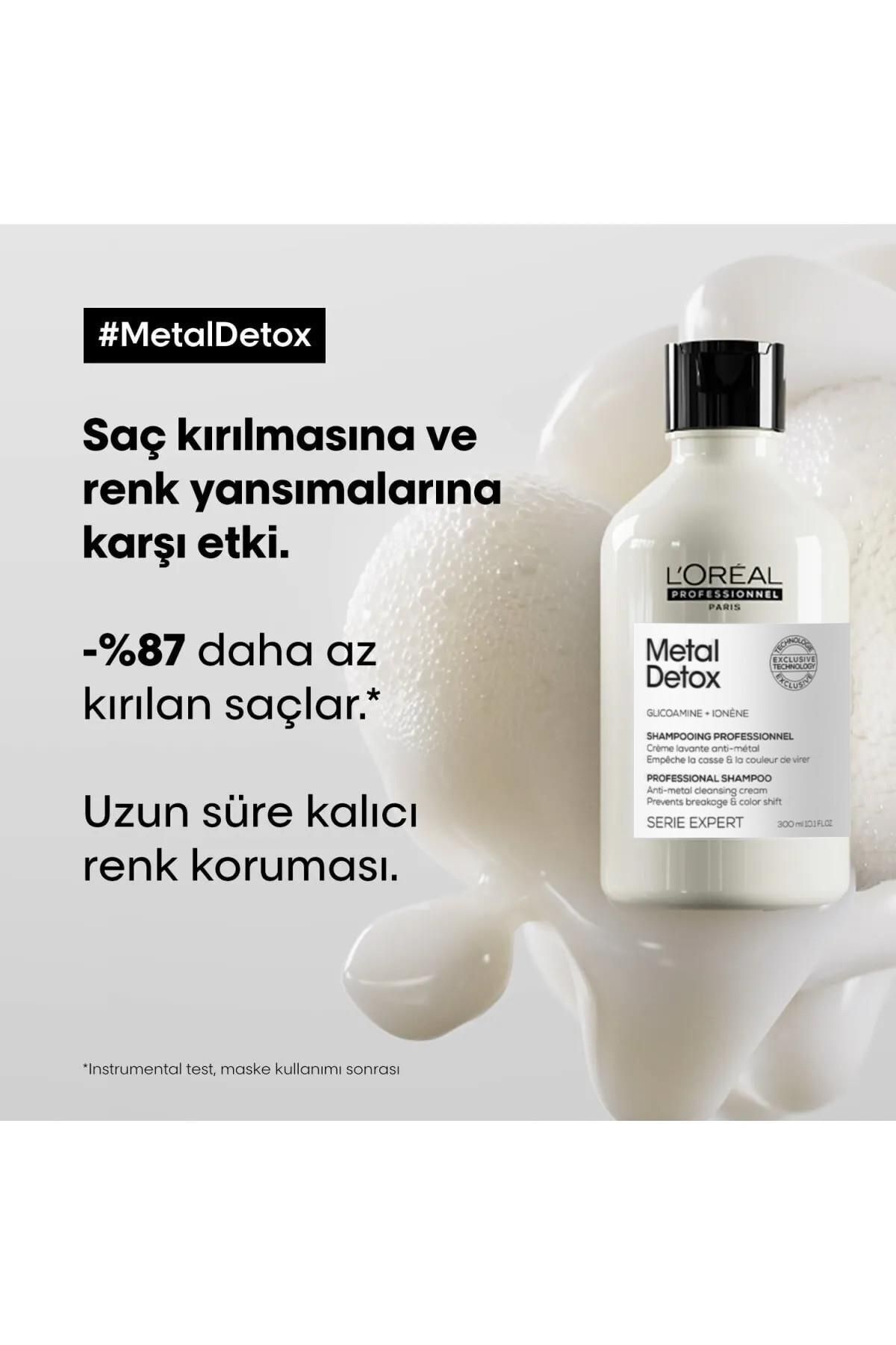 Serie Expert Metal Detox Işlem Görmüş Ve Yıpranmış Saçlar Için Metal Karşıtı Saç Bakım Seti — 30158078S9 — تصویر 5 از 8