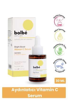 bolbé skincare Aydınlatıcı, Cilt Tonu Eşitleyici Leke ve Kırışıklık Karşıtı %...