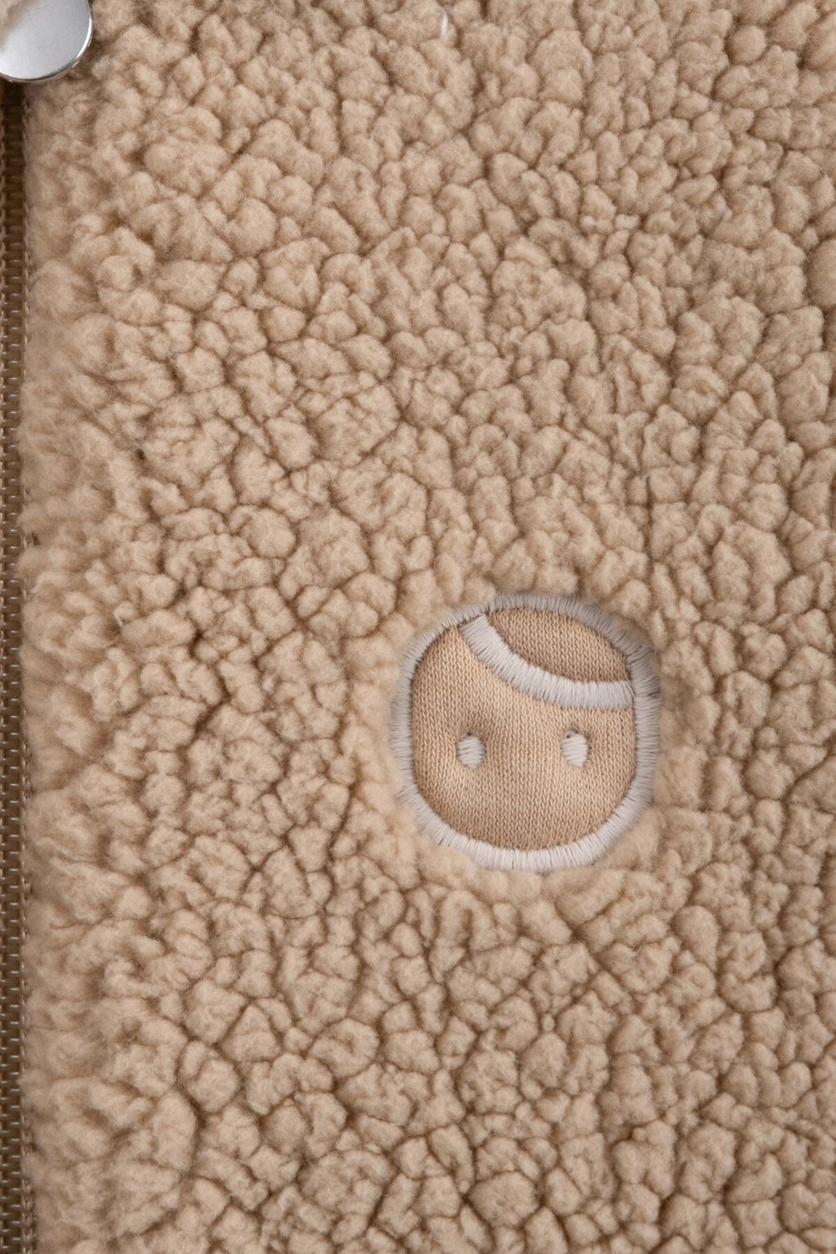 Little Gusto Wellsoft Kapüşonlu Bebek Ceket Bej fotoğrafı 4 (önizleme)