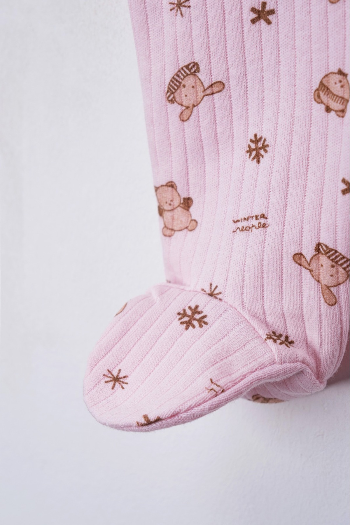 ENİA BABY Kız Bebek 2 Adet %100 Pamuklu Patikli Tulum Seti fotoğrafı 6 (önizleme)