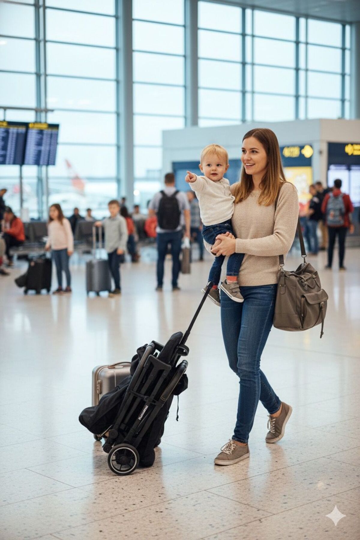 ÖYKÜ BEBEK DUNYASI Yeni Nesil Kabin Boy Bebek Arabası Baby Care Bagaj Seyahat Sistem Kışlık Ayak Örtüsü Yağmurluk fotoğrafı 4 (önizleme)