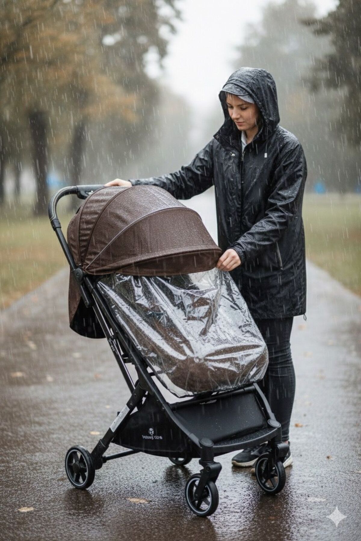 Mamma Baggage Care Tek Elle Kolay Katlanabilen Kabin Boy Bebek Arabası fotoğrafı 3 (önizleme)