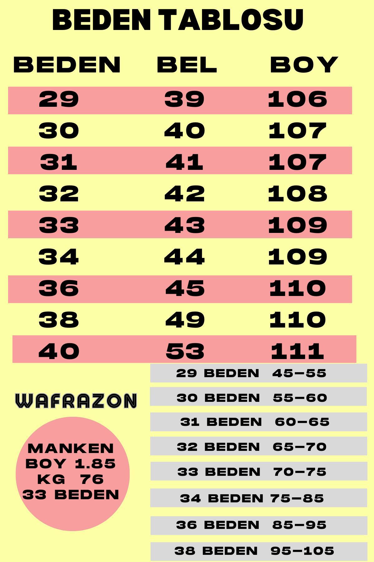 WAFRA  Erkek Baggy Bol Kesim Kot Pantolon - Görsel 3