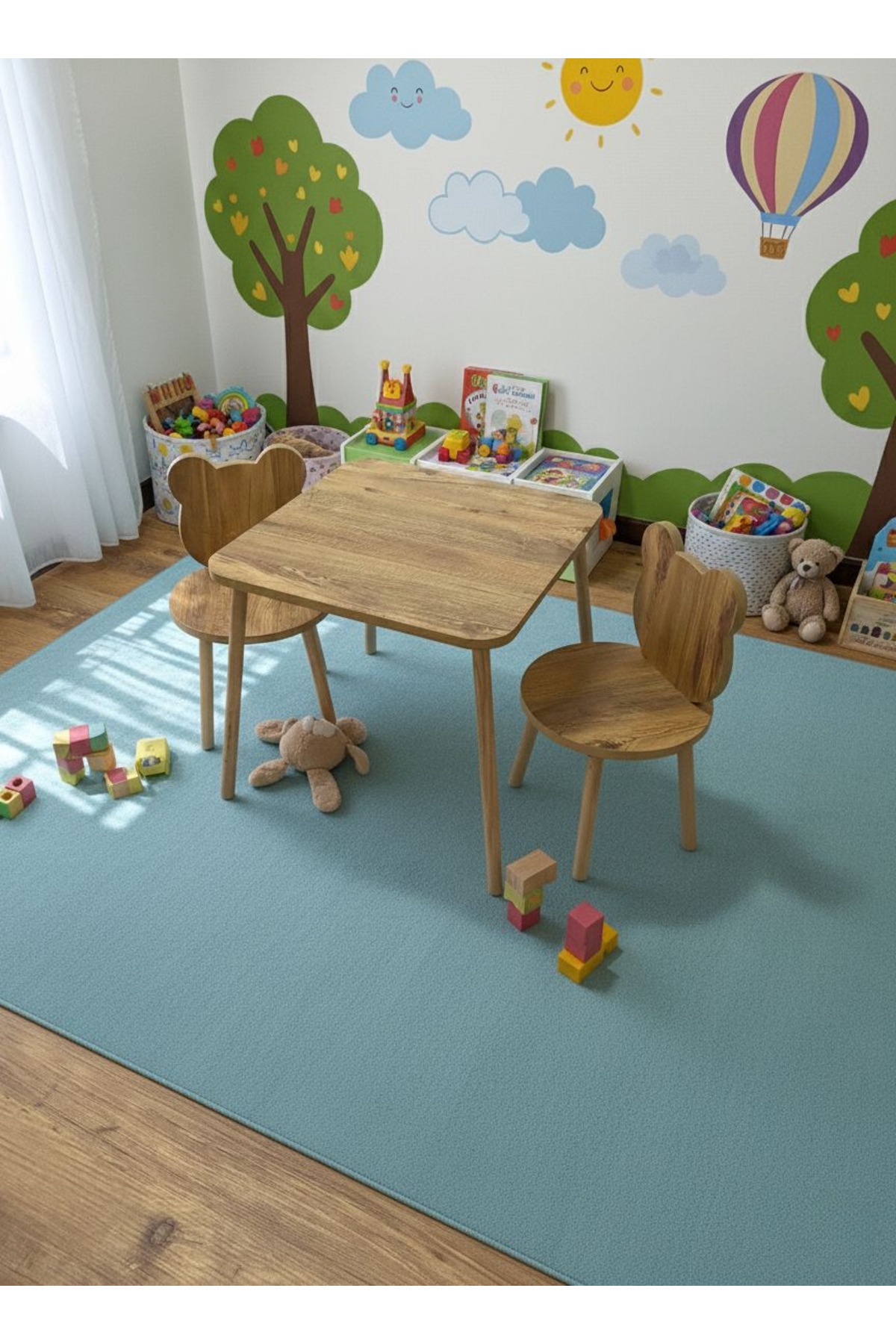 Children's Table Chair Set Activity Table Study Table 1 Table 2 Chairs