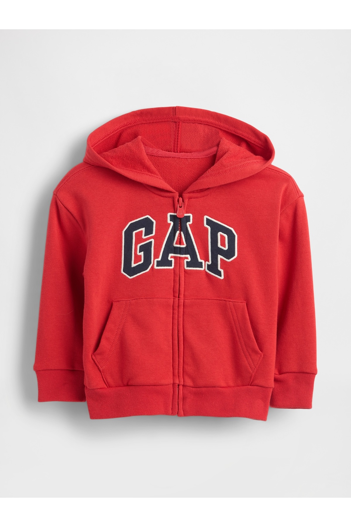 GAP Erkek Bebek Siyah Logo Relaxed Fermuarlı Sweatshirt fotoğrafı 4 (önizleme)