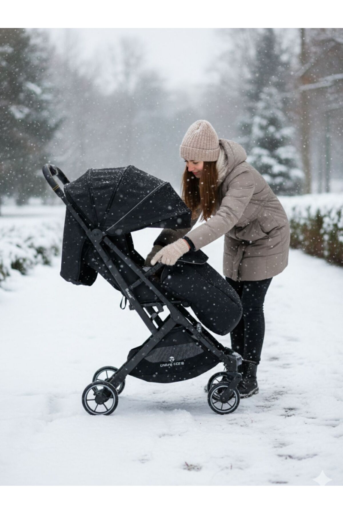 Mamma Bagaj Tek Elle Kolay Katlanabilen Kabin Boy Bebek Arabası fotoğrafı 2 (önizleme)