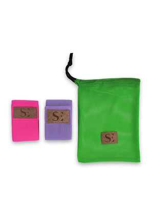 Soulflex Empower Kumaş Direnç Bandı - 2`li Set - Hafif Sert ve Orta Sert (Min...