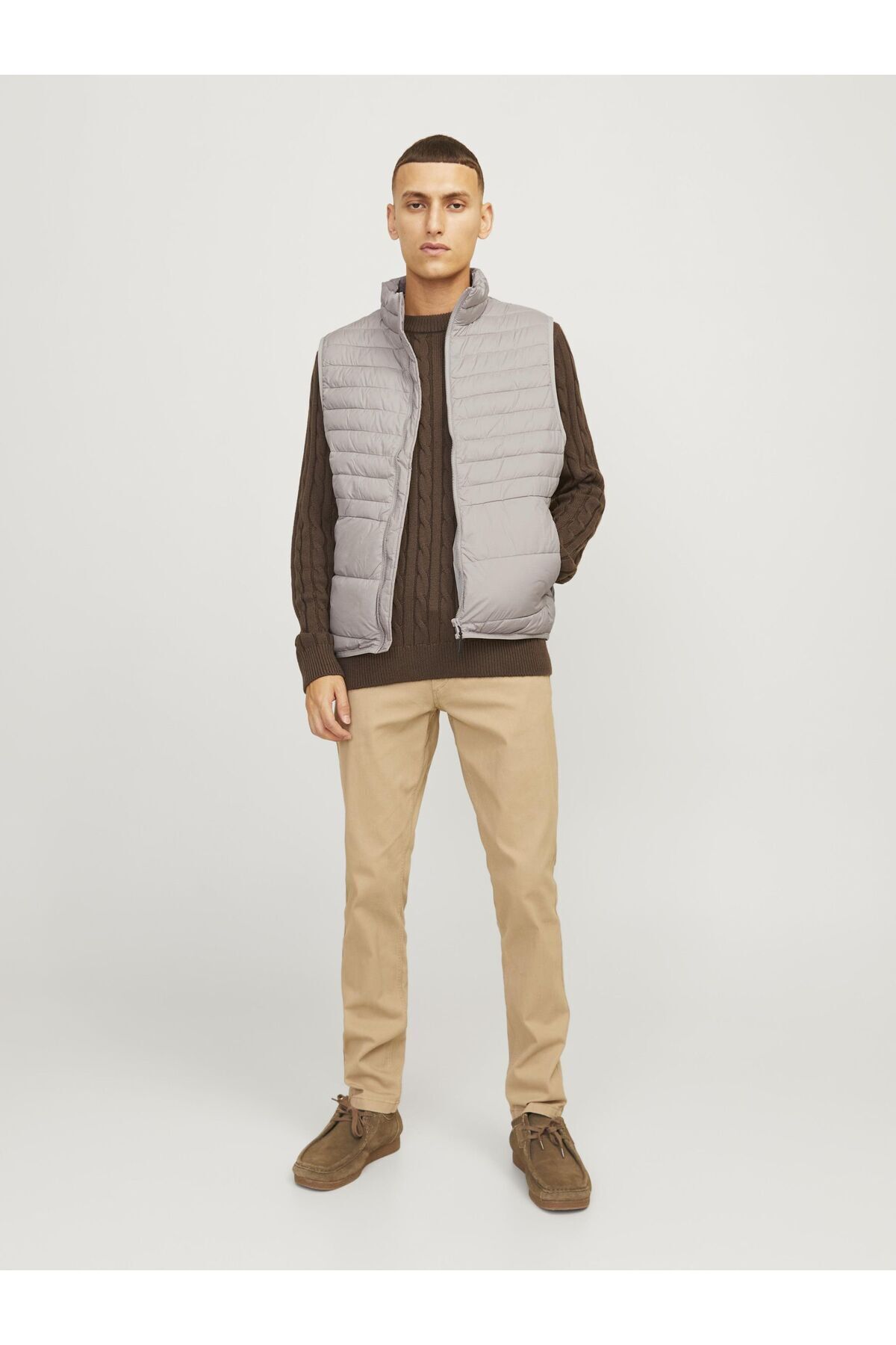 جلیقه مردانه راسته آستین استاندارد | جک اند جونز Jack & Jones 12256987 - تصویر 6
