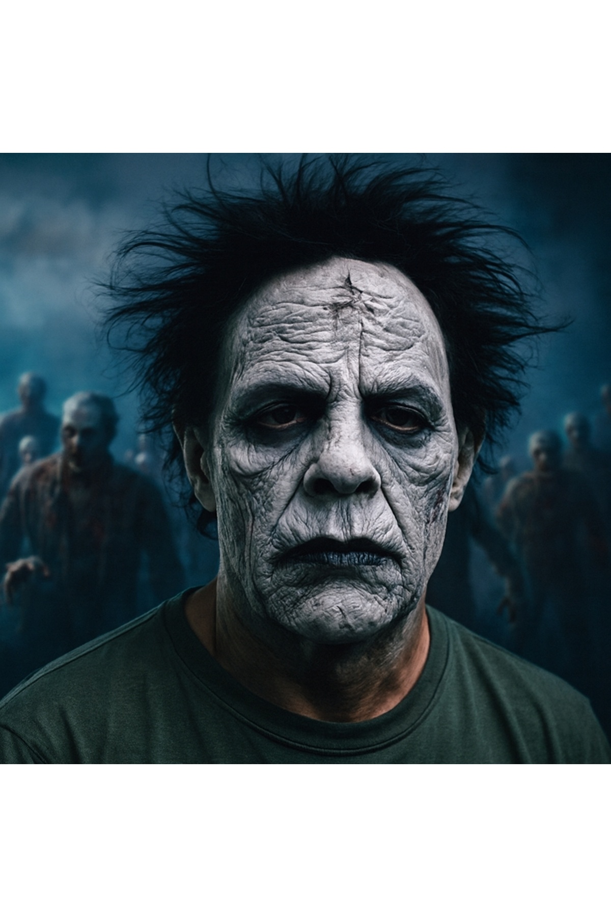 moysahsap party&ahşap Siyah Saçlı Michael Myers Lateks Yüze Tam Yapışan Et Maske Korku Maskesi