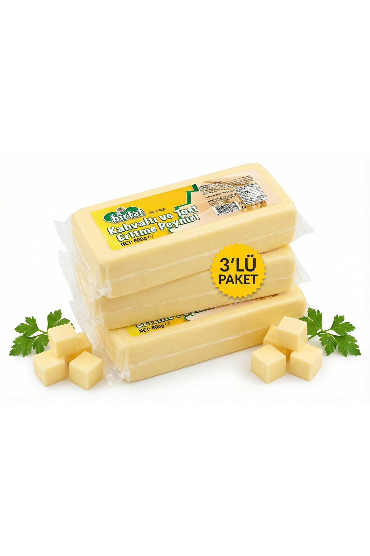 Tost Peyniri 3lü Paket 700 GR x 3 adet