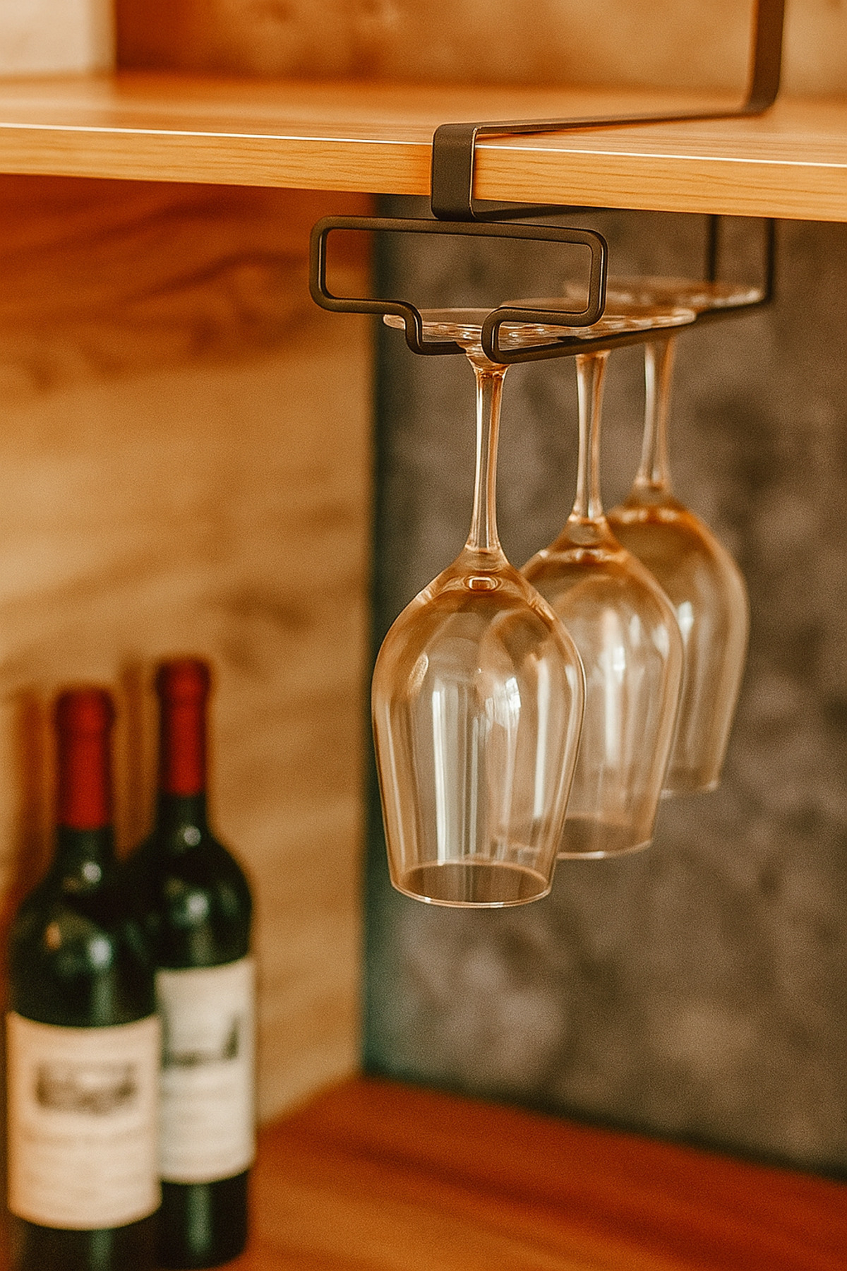 Double Cup Hanger Organizer, Easy to Assemble Cup Hanger Organizer