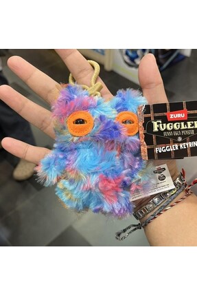 TOYFEST Zuru Fuggler Anahtarlık Renkli Karışık Peluş Komik Göz Tasarım Koleks...