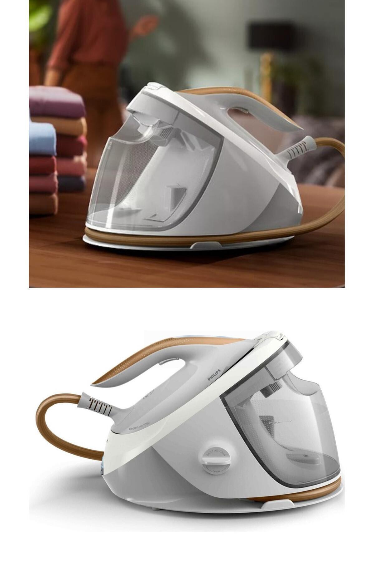 Philips Techx En Güçlü 7000 Serisi Perfectcare Buhar Kazanlı Ütü, 1,8 Lt Çıkarılabilir Su Haznesi, 8 Bar Güç