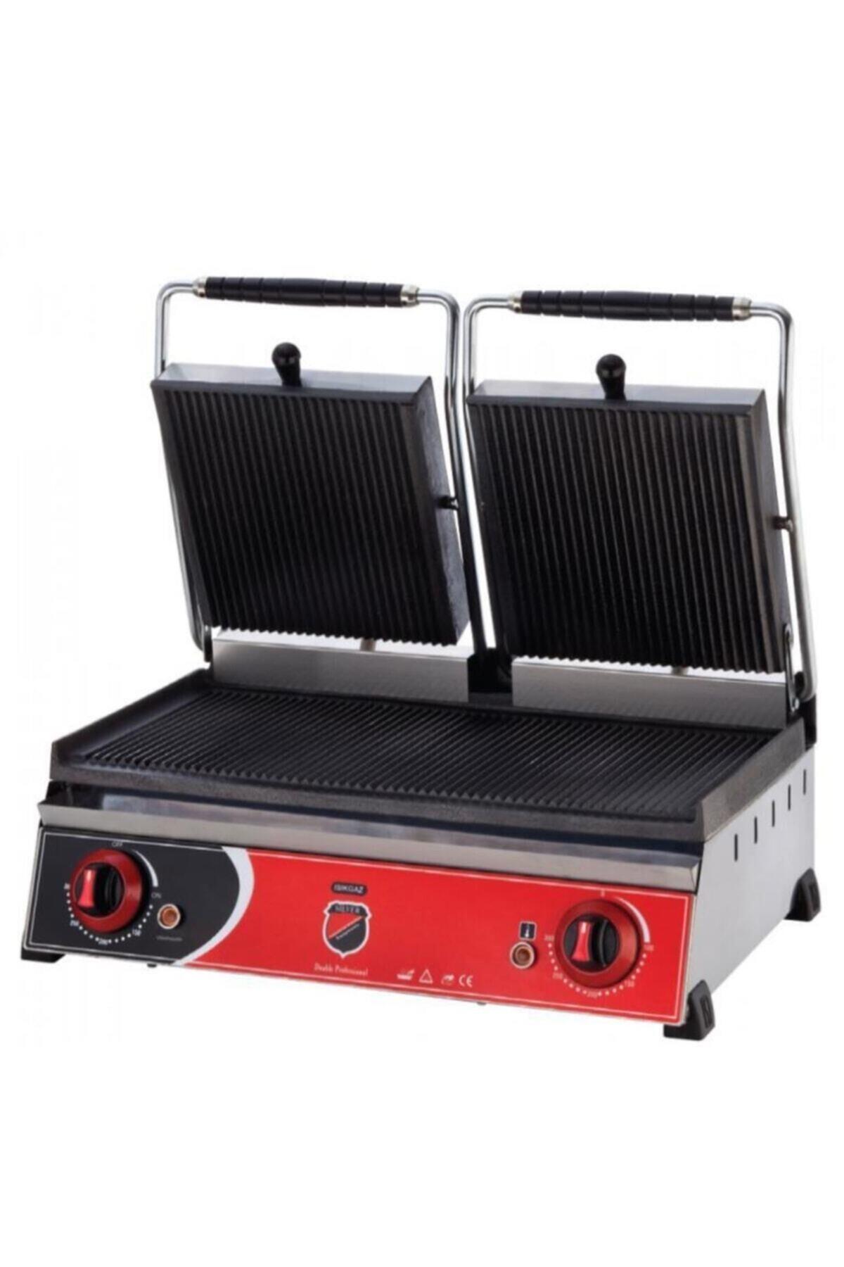 Işıkgaz Silverinox Çift Kapak Tost Makinesi