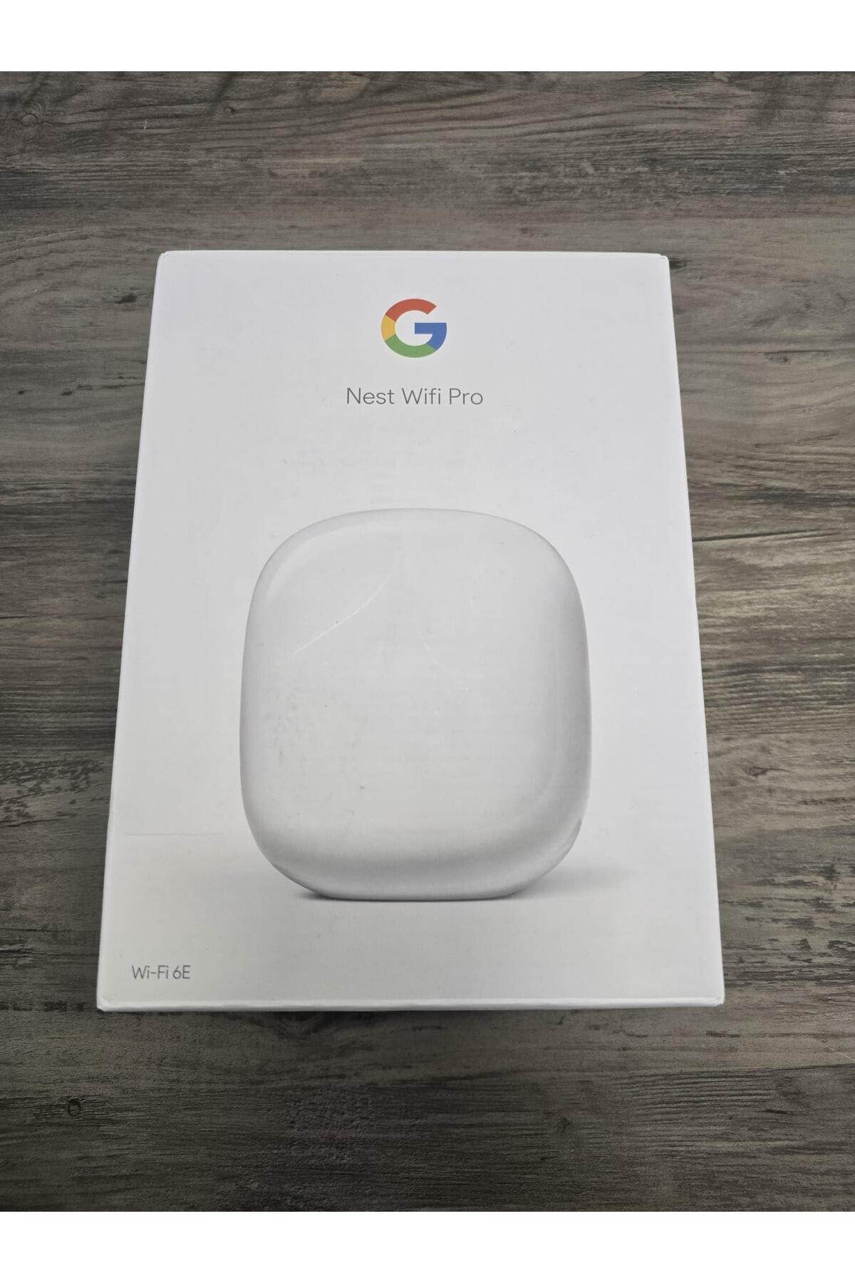 Google Nest WiFi Pro 6E GA03030-US Yüksek Hızlı ve Tüm Evi Kapsama