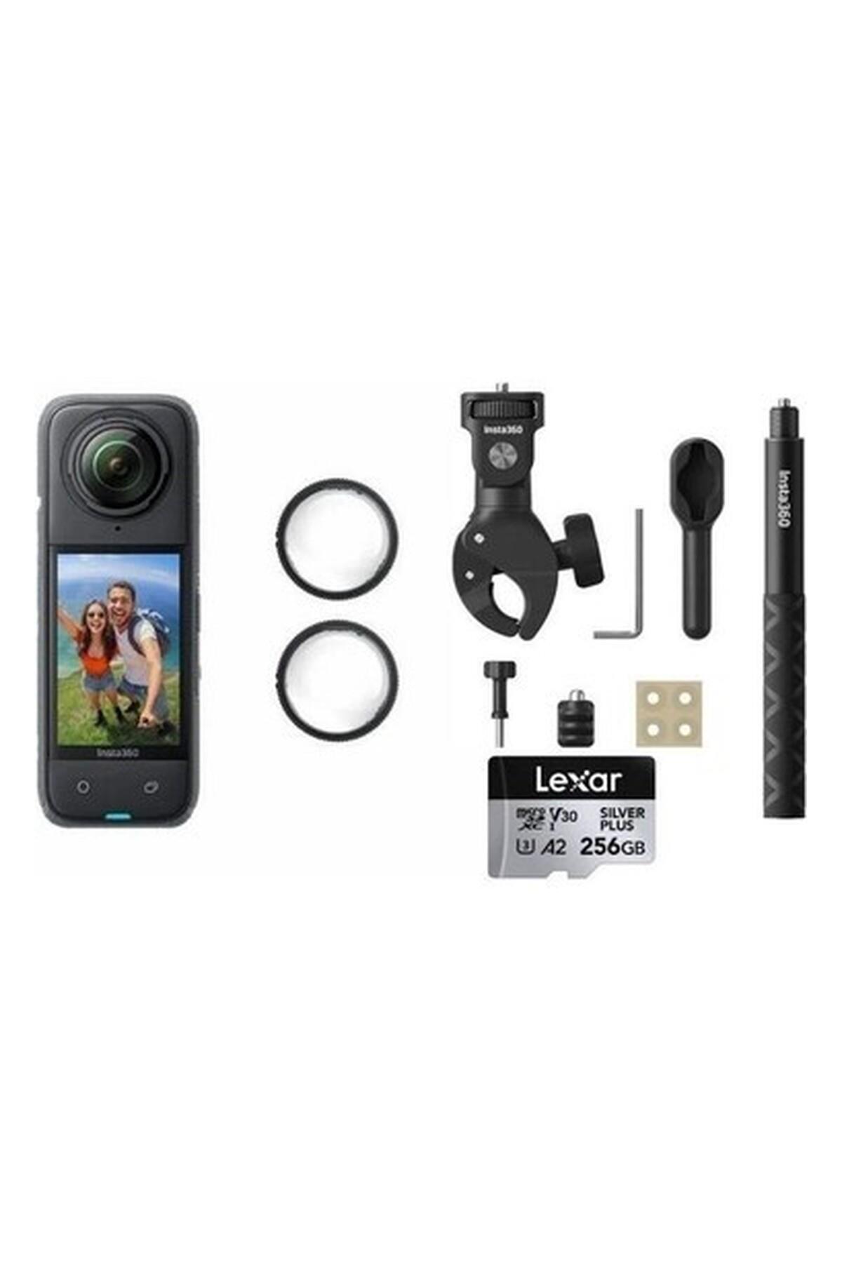 Insta360 X4 Moto Kit 256GB ( Yeni Verson Motorçu Seti