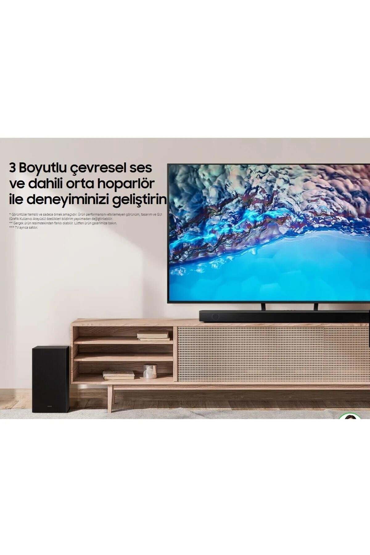 Samsung 3 Boyutlu Çevresel Ses DTS Virtual X & Dolby Audio Game