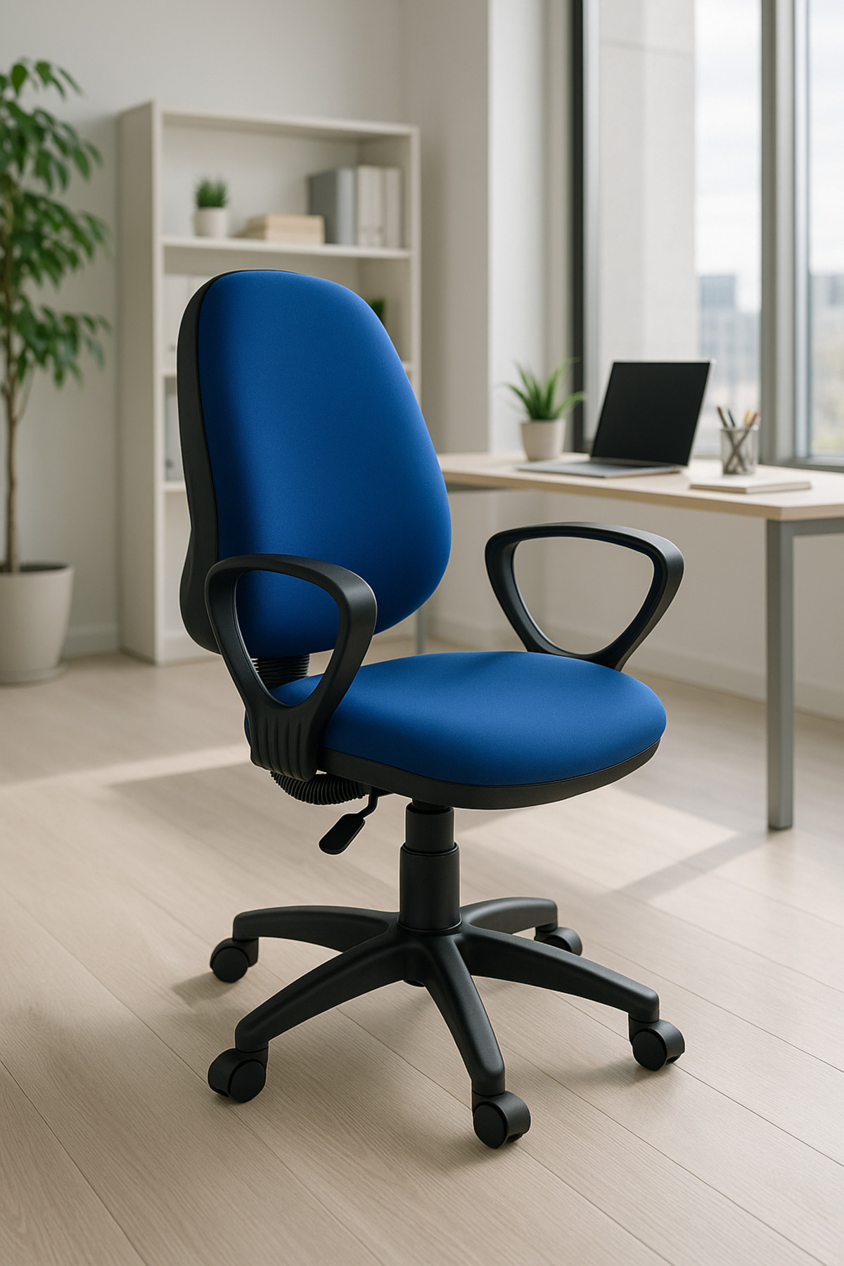 ChairLife DOLE Siyah Gövde/MaviDöşemeli Ofis Büro Sekreter