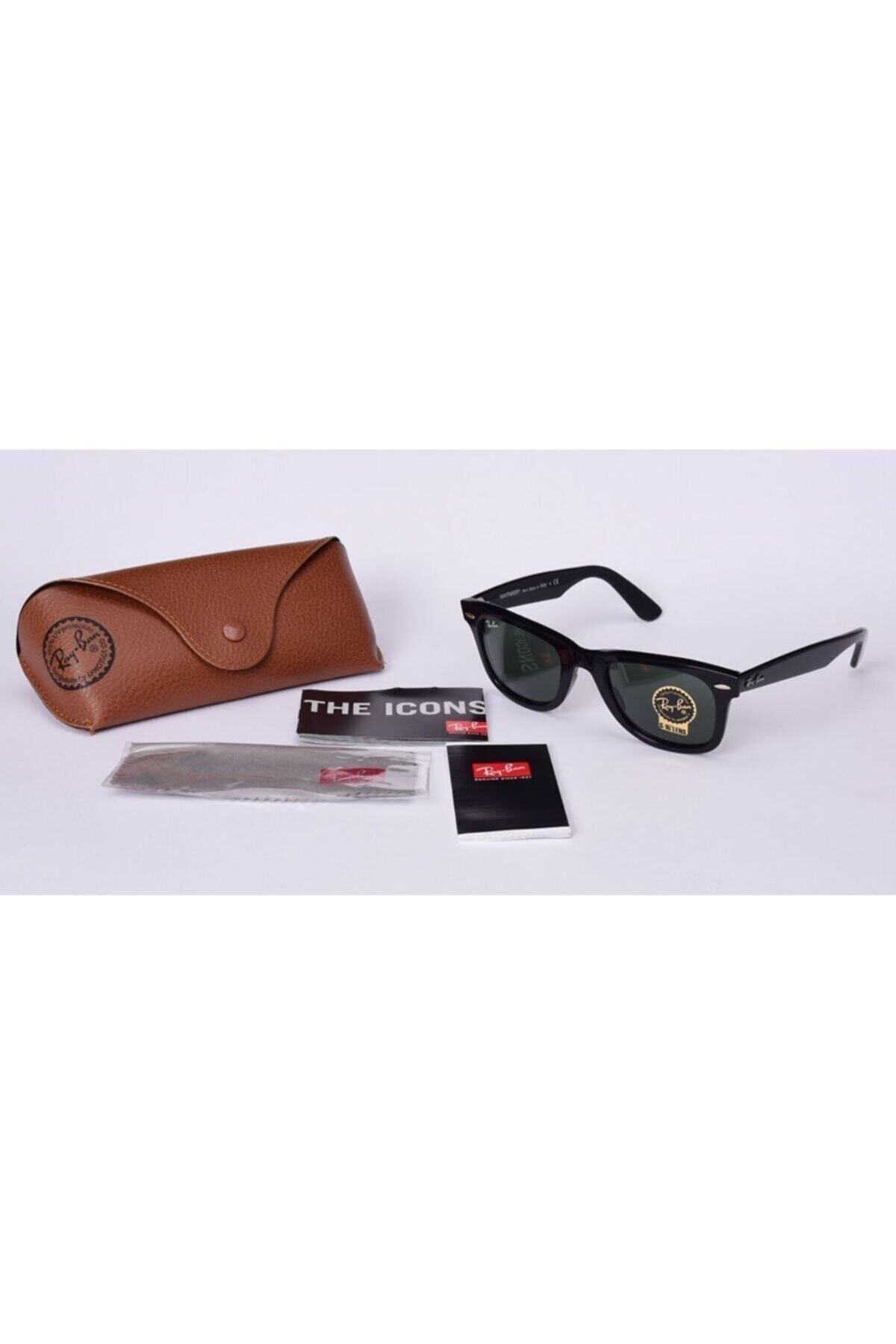عینک آفتابی ری بن RB2140 901 50-22 150 3N یونیسکس رنگ لنز سبز تیره
