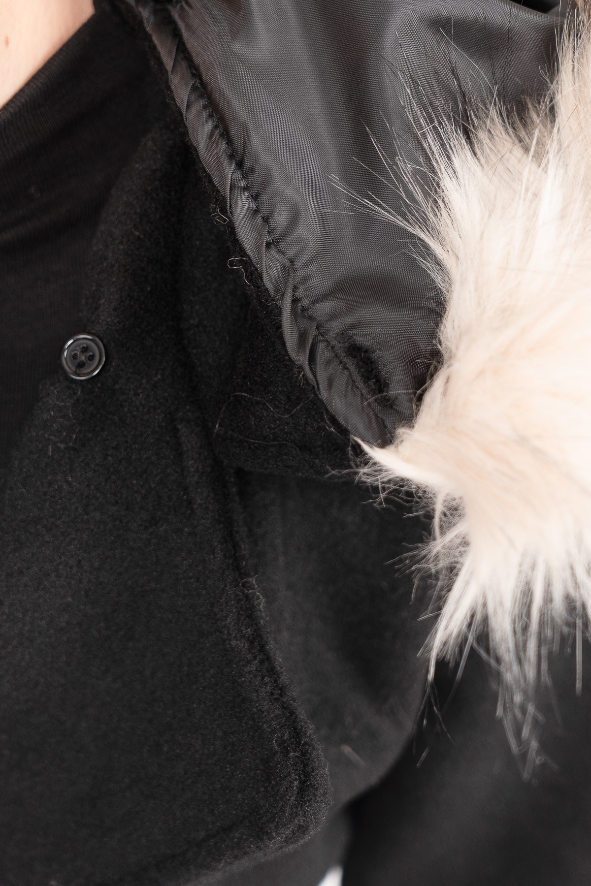 MissVina  FurHood Luxe Coat – Kürk Detaylı Premium Kaşe Palto 2619 - Görsel 3