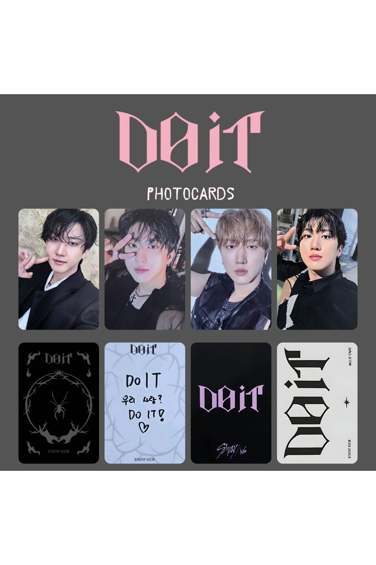 Kpop Dünyasi STRAY KIDS Changbin '' DO IT '' Photocard Set