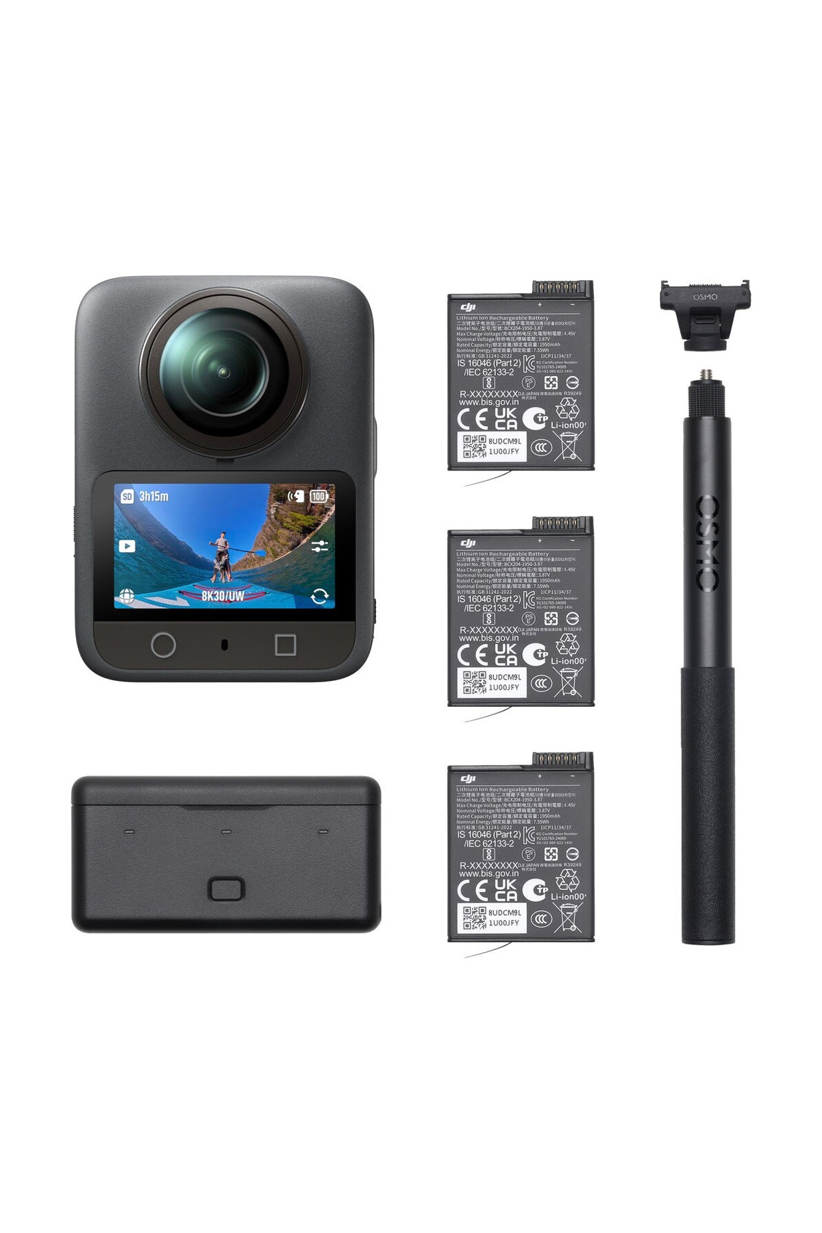 DJI Osmo 360 Aksiyon Kamerası Adventure Combo ( 2 Yıl Türkiye