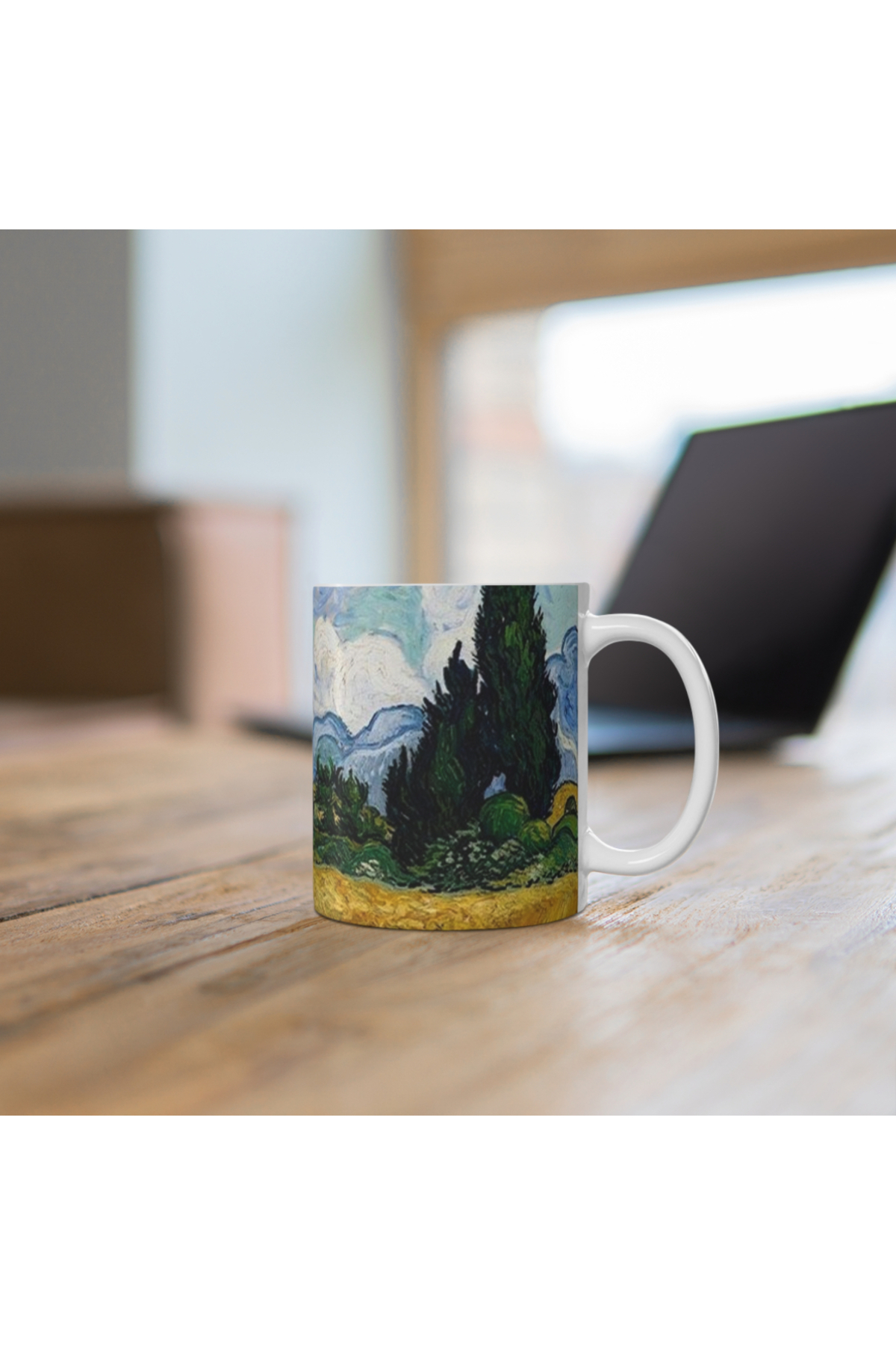 FALAVİ  Van Gogh Selviler Kupa - Görsel 4