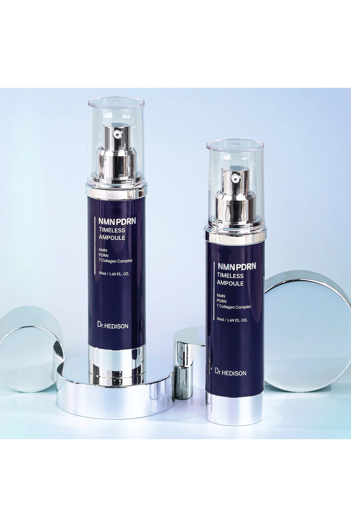 NMN ve PDRN İçeren Yaşlanma Karşıtı Yüz Ampulü 50 ml – NMN PDRN Timeless Ampoule, Somon DNA ve Salyangoz Mukusu Özü içeren Kırışıklık Karşıtı Serum — hedisonpdnr — تصویر 4 از 9