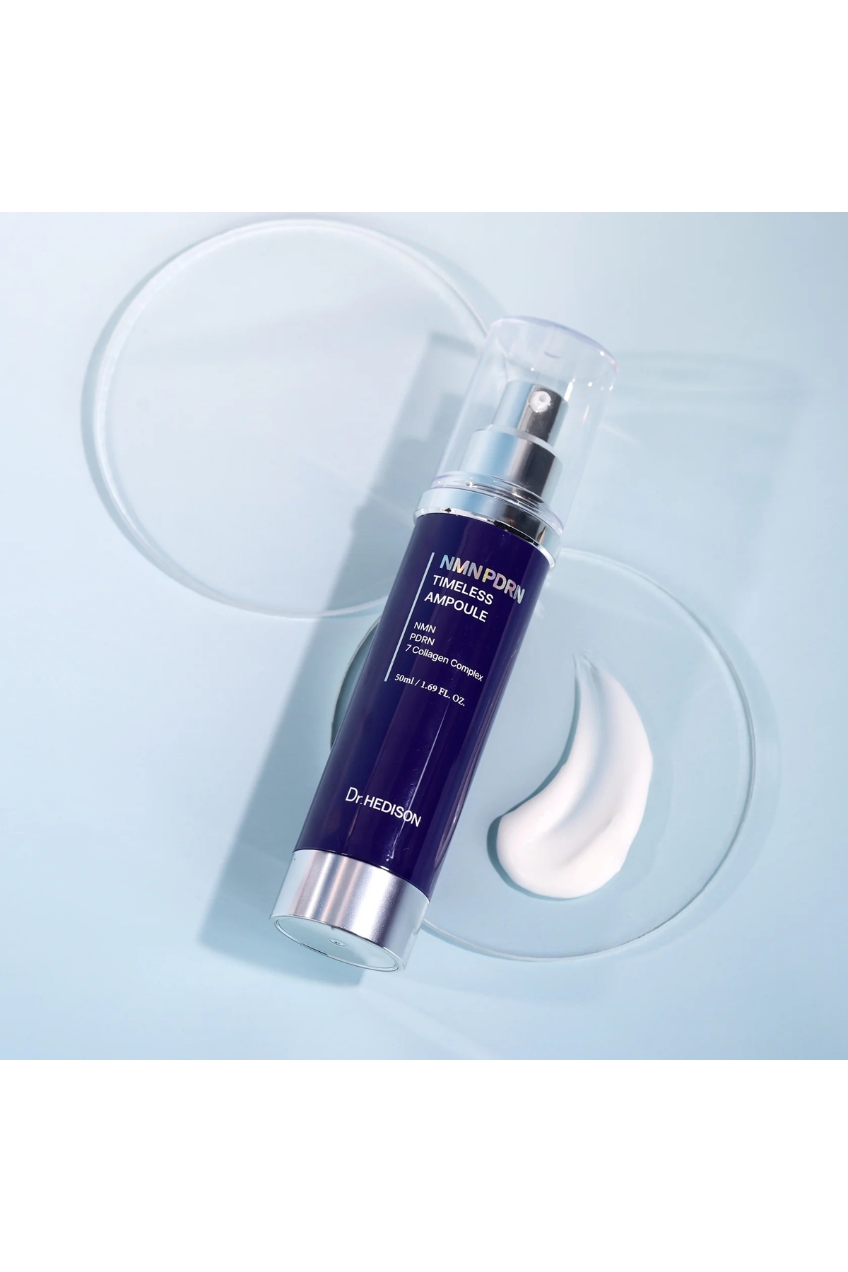 NMN ve PDRN İçeren Yaşlanma Karşıtı Yüz Ampulü 50 ml – NMN PDRN Timeless Ampoule, Somon DNA ve Salyangoz Mukusu Özü içeren Kırışıklık Karşıtı Serum — hedisonpdnr — تصویر 5 از 9
