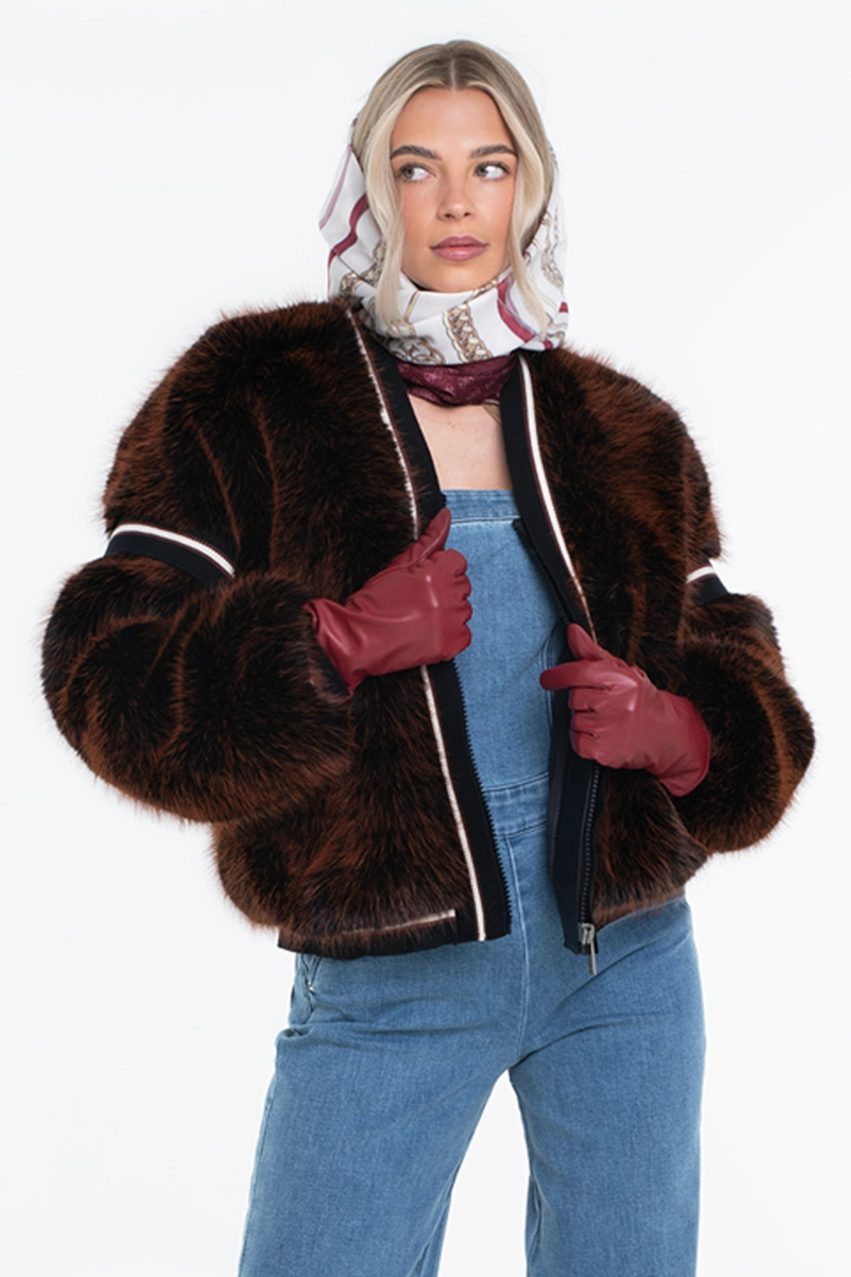 Guess  Katia Kadın Çok Renkli Kürk W5BL67W3790-FNH1