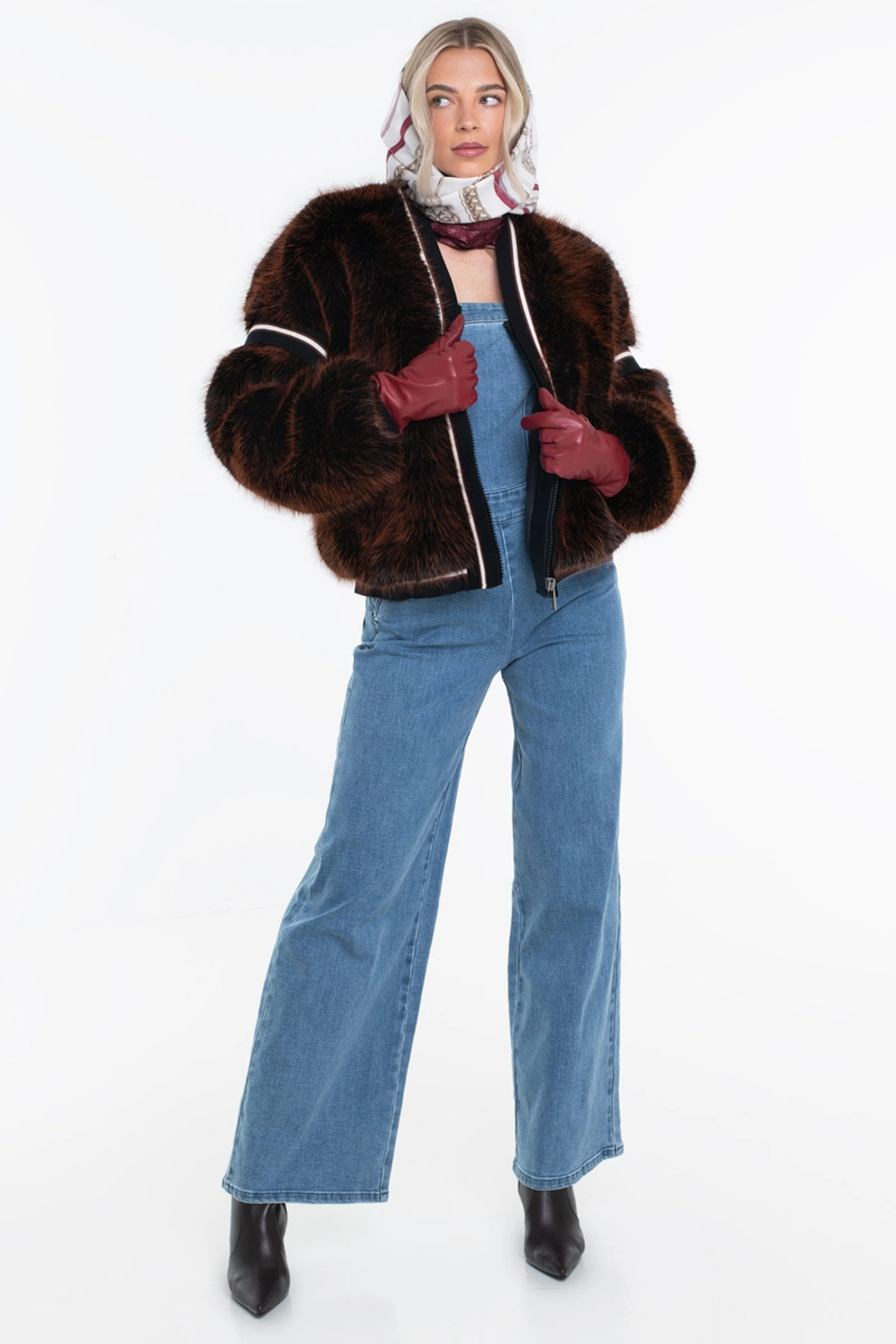 Guess  Katia Kadın Çok Renkli Kürk W5BL67W3790-FNH1 - Görsel 3