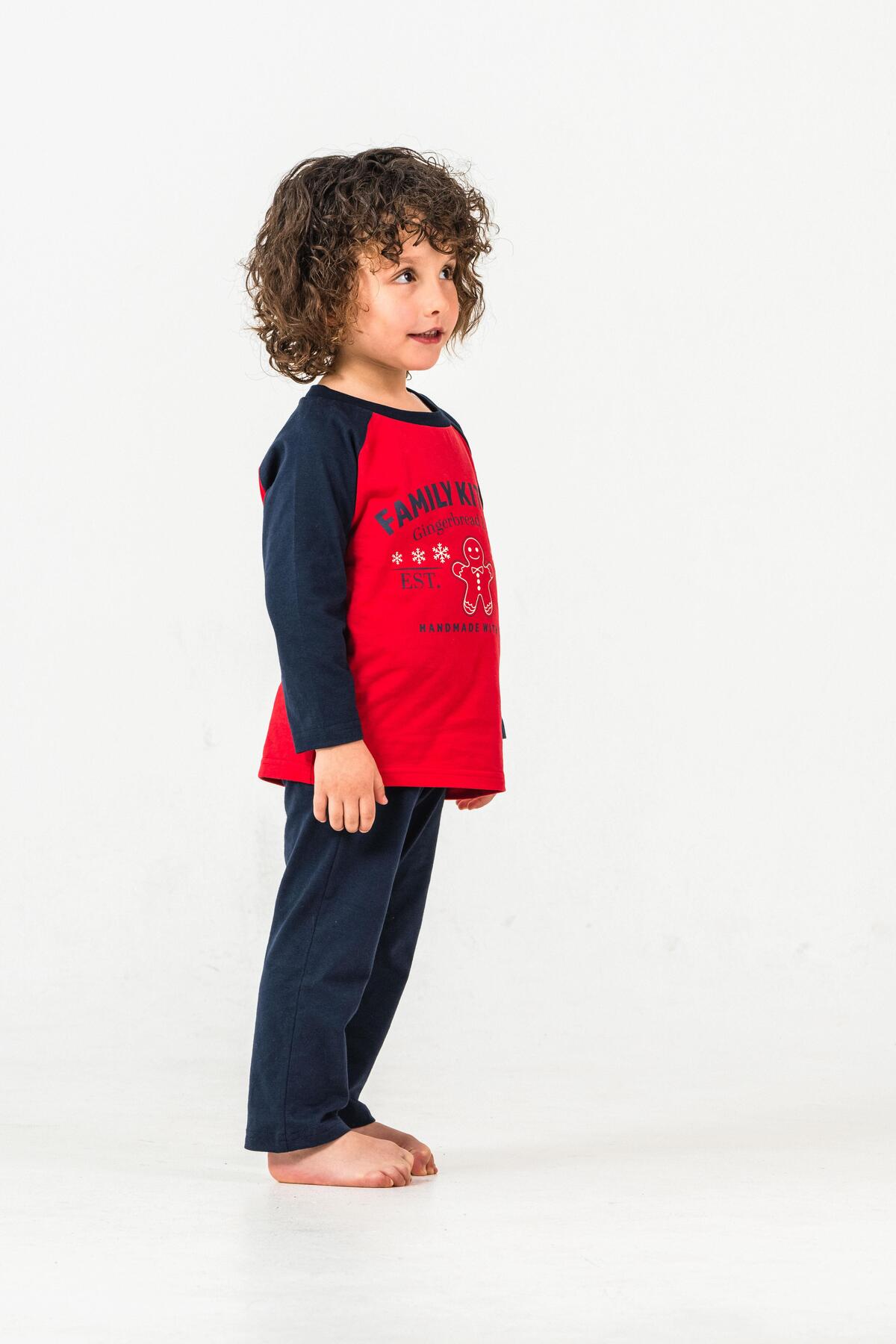 Mışıl Kids Family Kitchen Baskılı Erkek Çocuk Pijama Takım fotoğrafı 3 (önizleme)