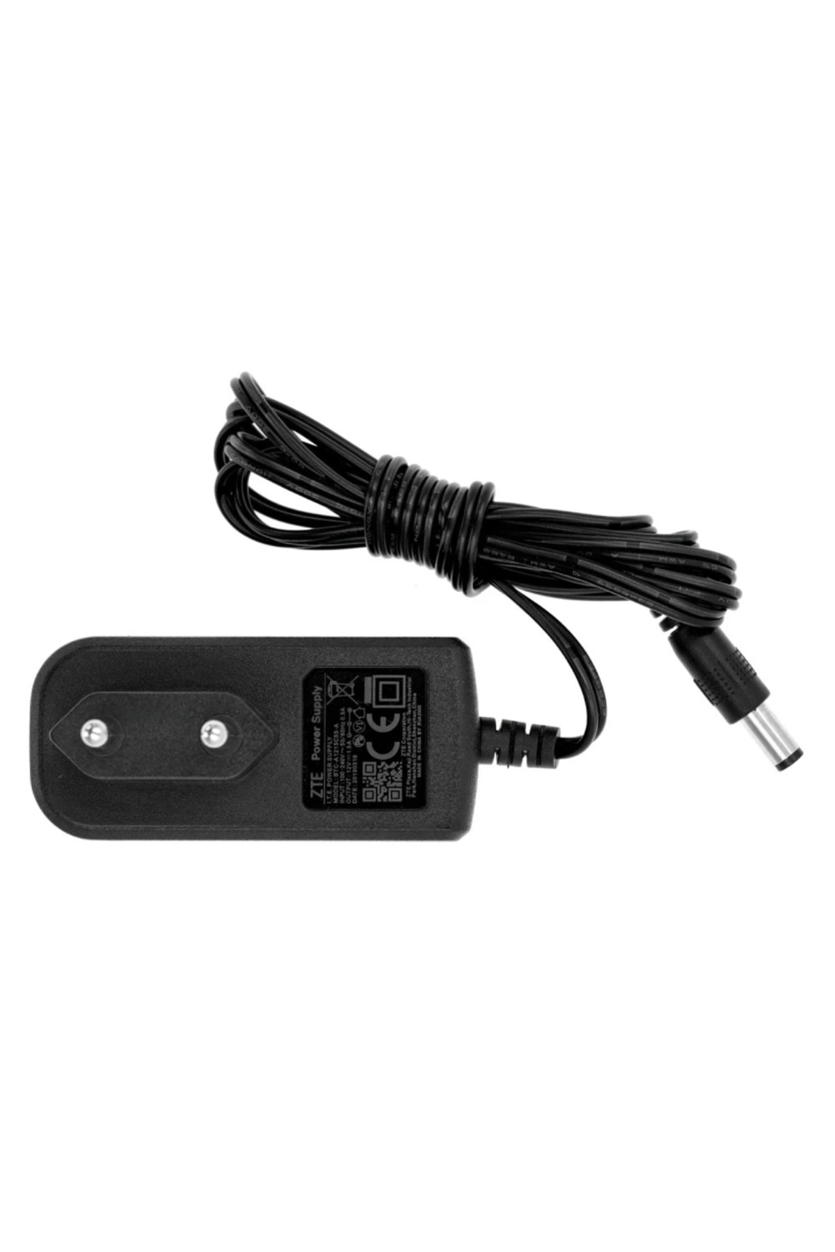 ZTE 12V 1.5A Güç Adaptörü STC-A1215C55-A (5.5x2.1mm DC, EU Priz