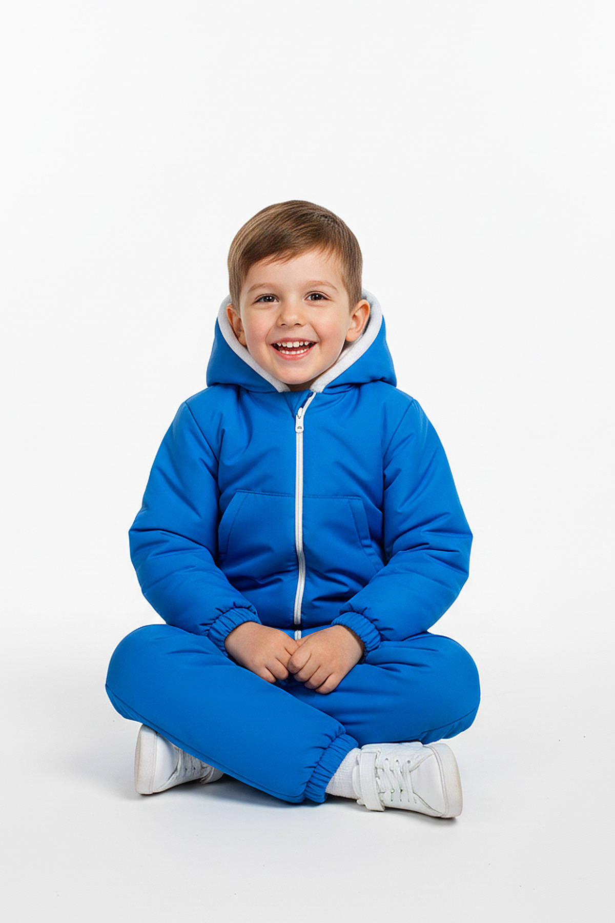 ekozmonot bebek tulumları Erkek Çocuk Astronot Tulum – Mavi, Kadife Polar İç Astar, Su ve Rüzgar Geçirmez, 2-5 Yaş fotoğrafı 3 (önizleme)